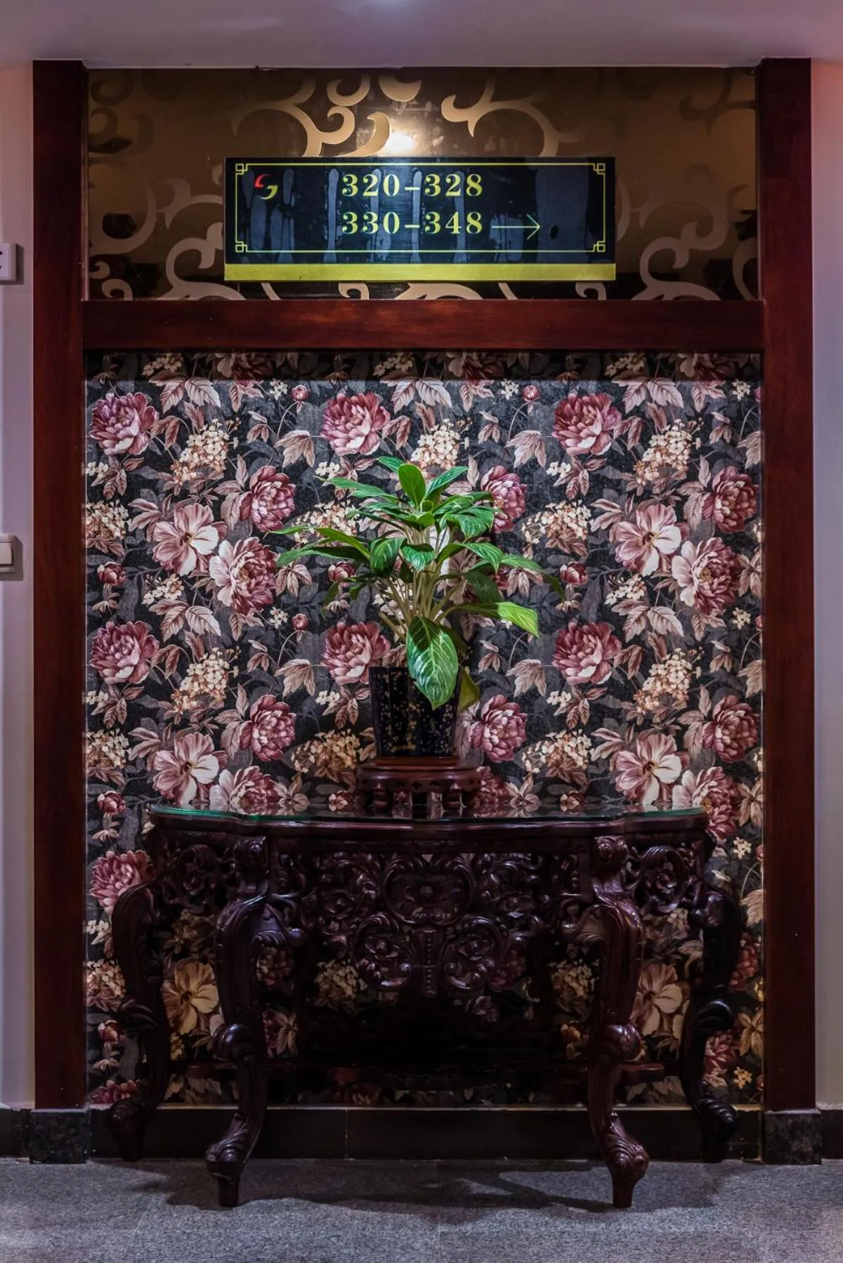 Decorative detail in Hainan Jingshan Hotel