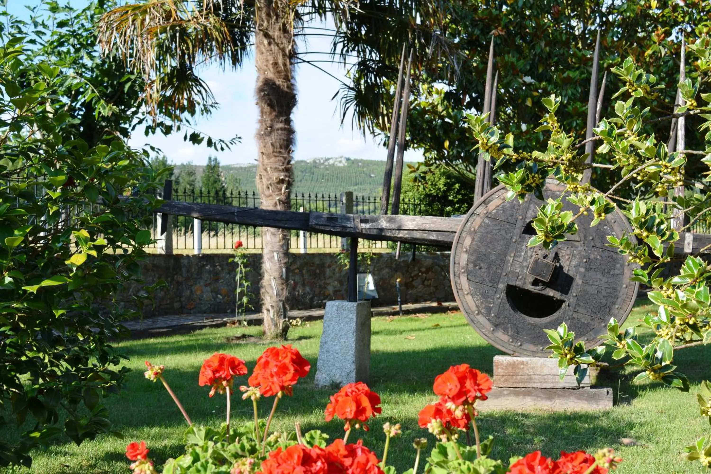 Garden in Hotel Casa Reboiro