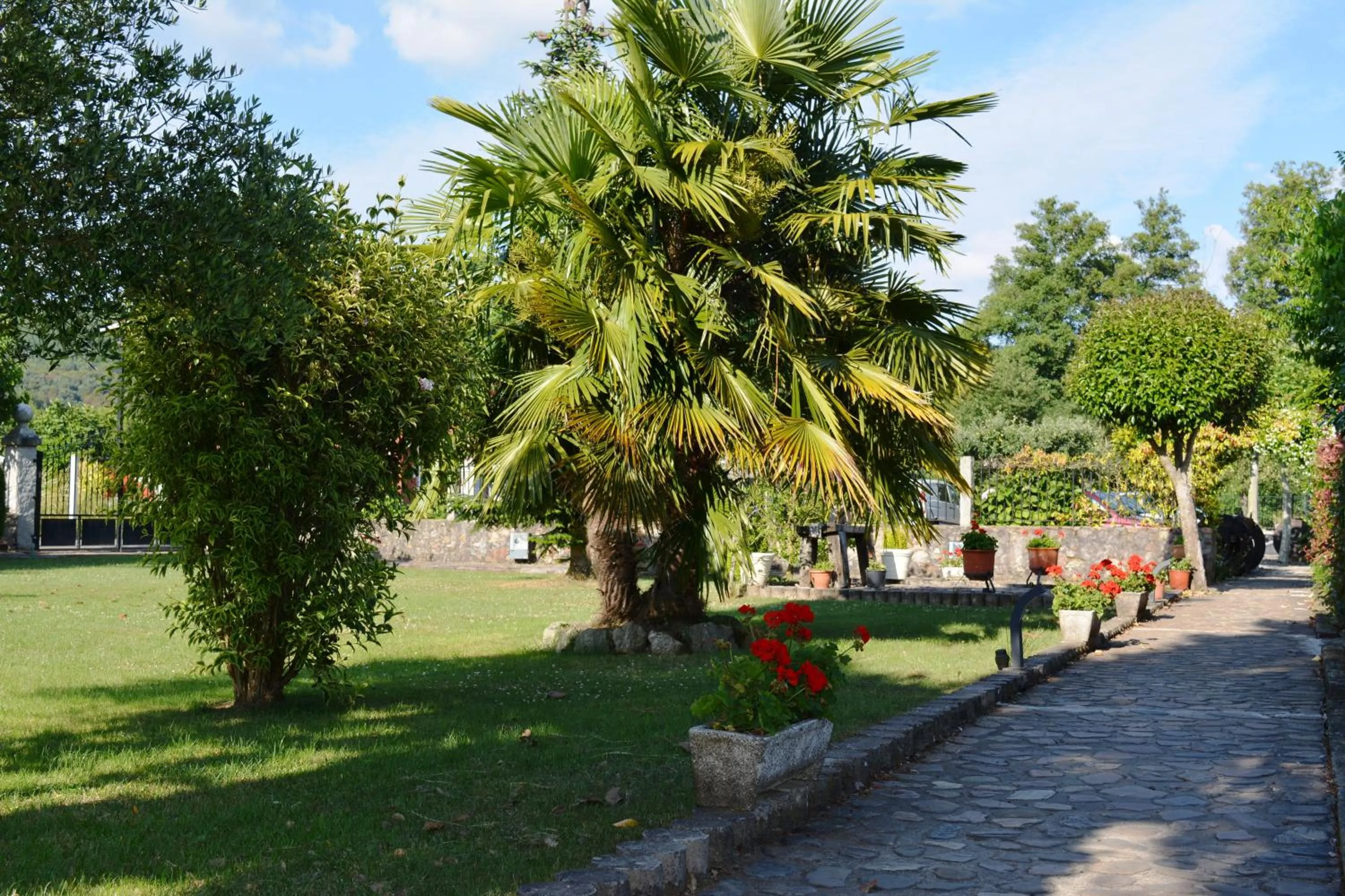 Garden in Hotel Casa Reboiro