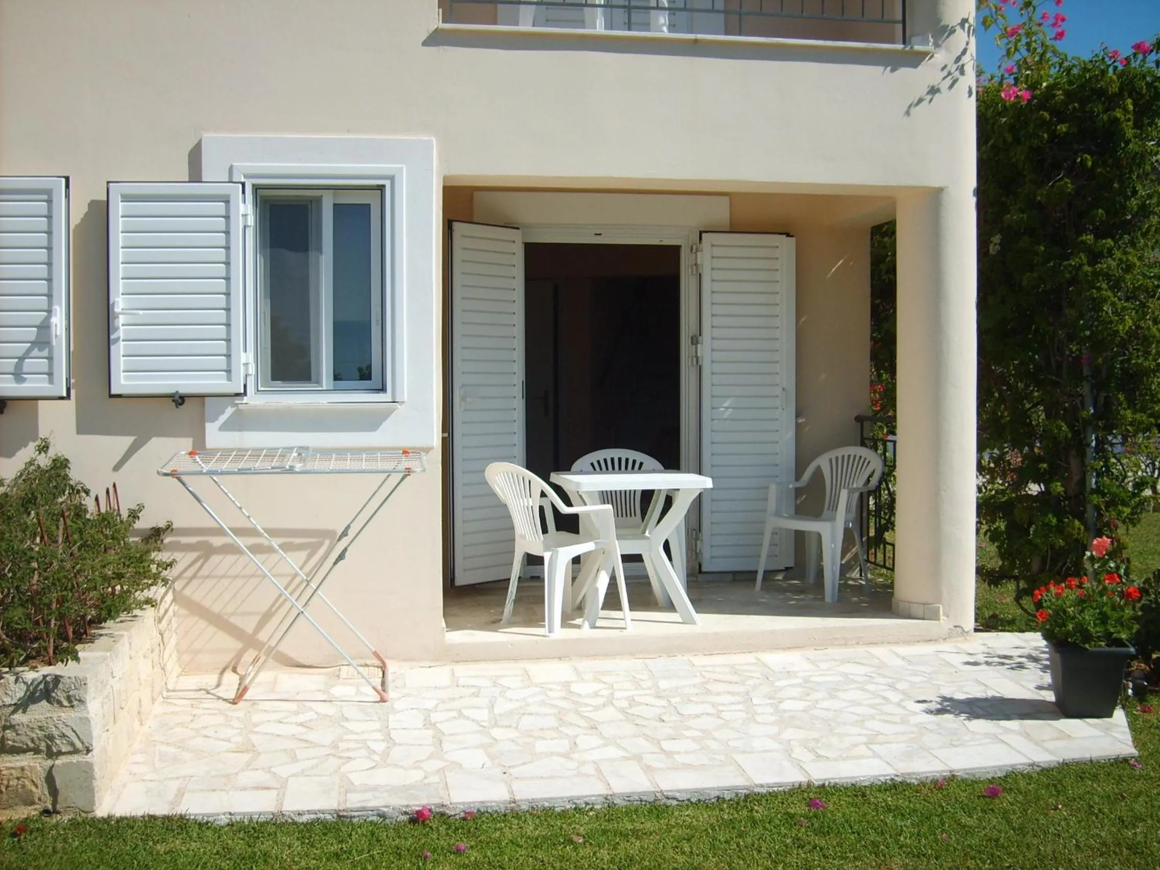 Patio in Gouna's Aparts