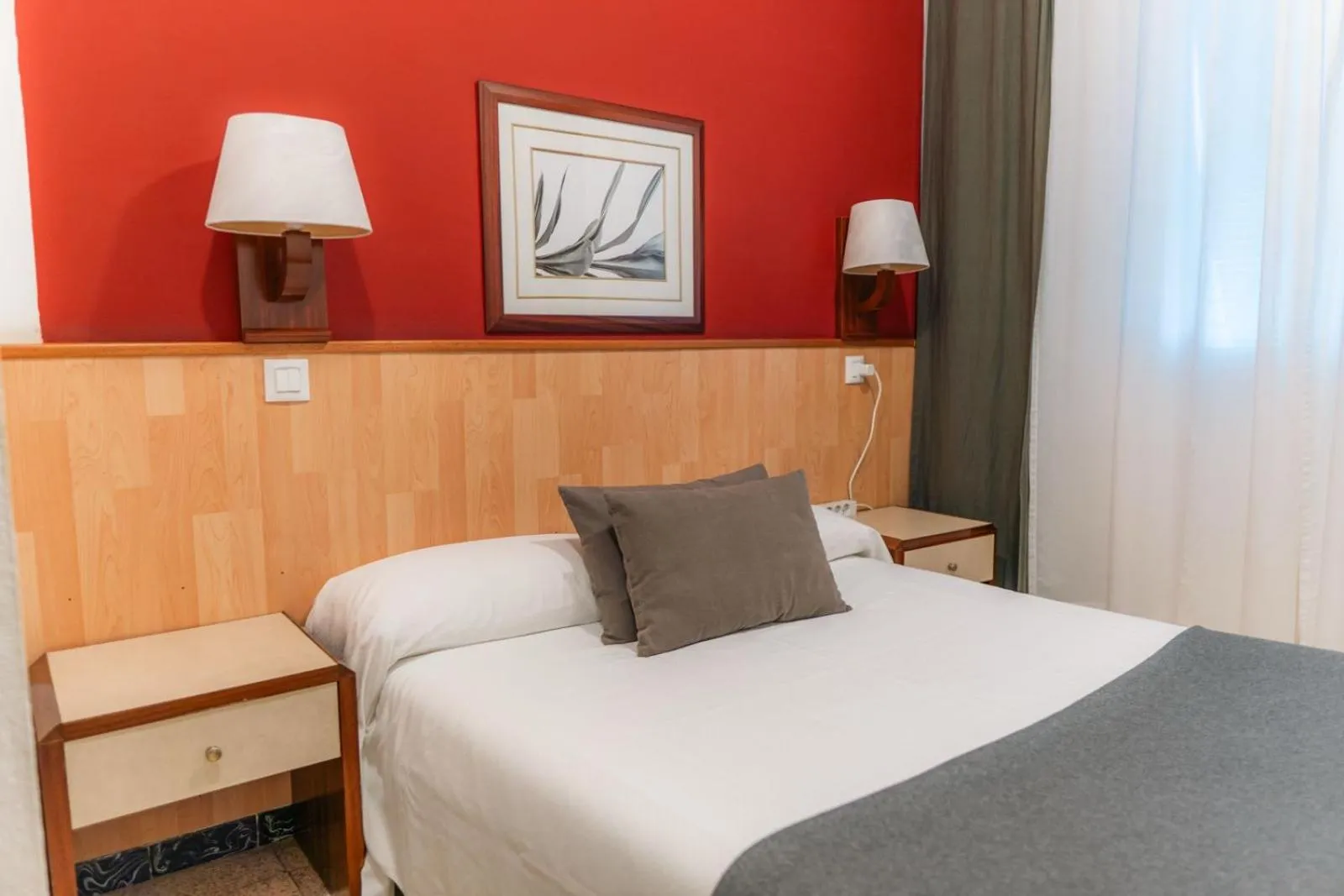 Decorative detail, Bed in Hostal Regina