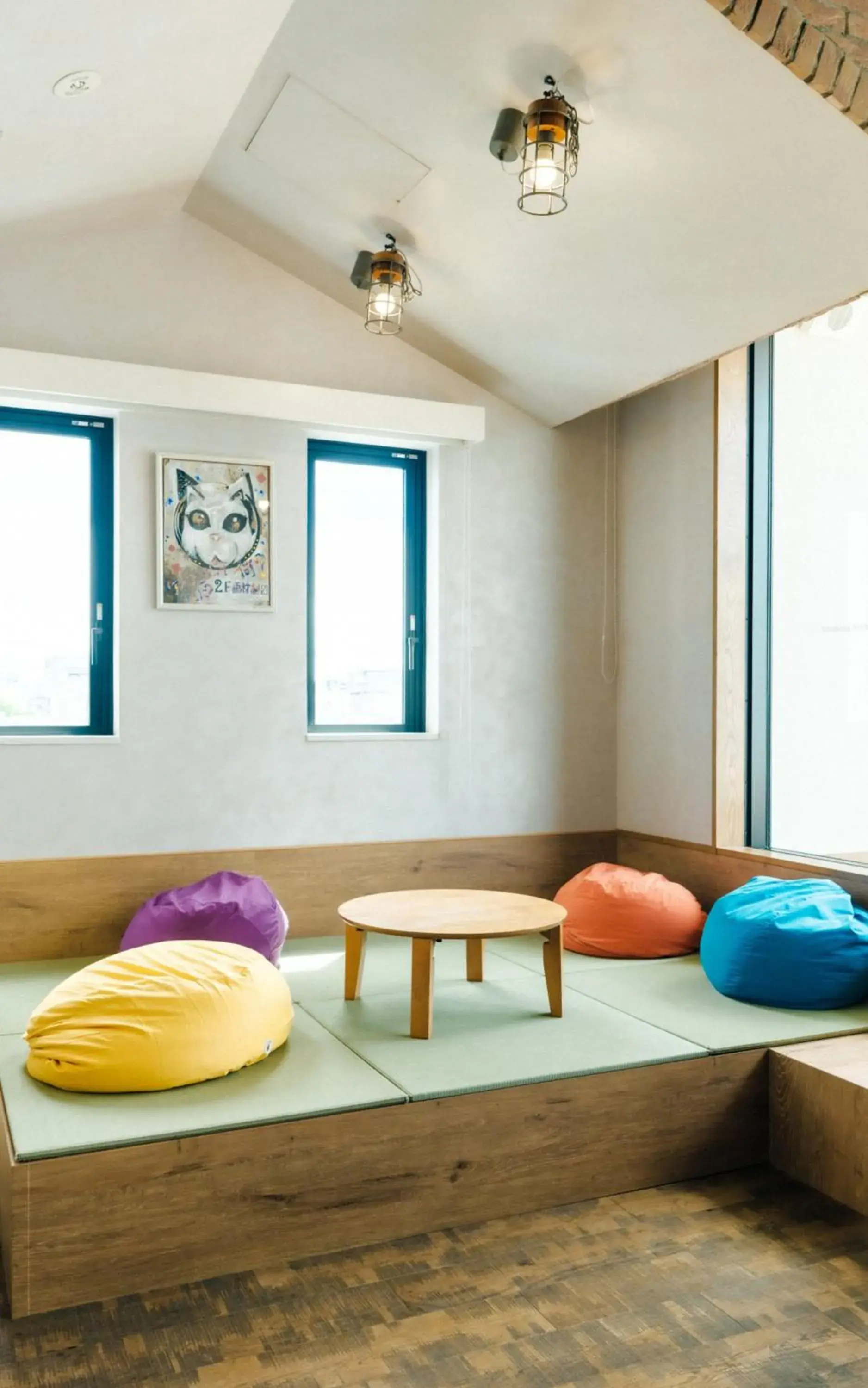 Living room in WeBase Hakata Hostel Living room in WeBase Hakata Hostel