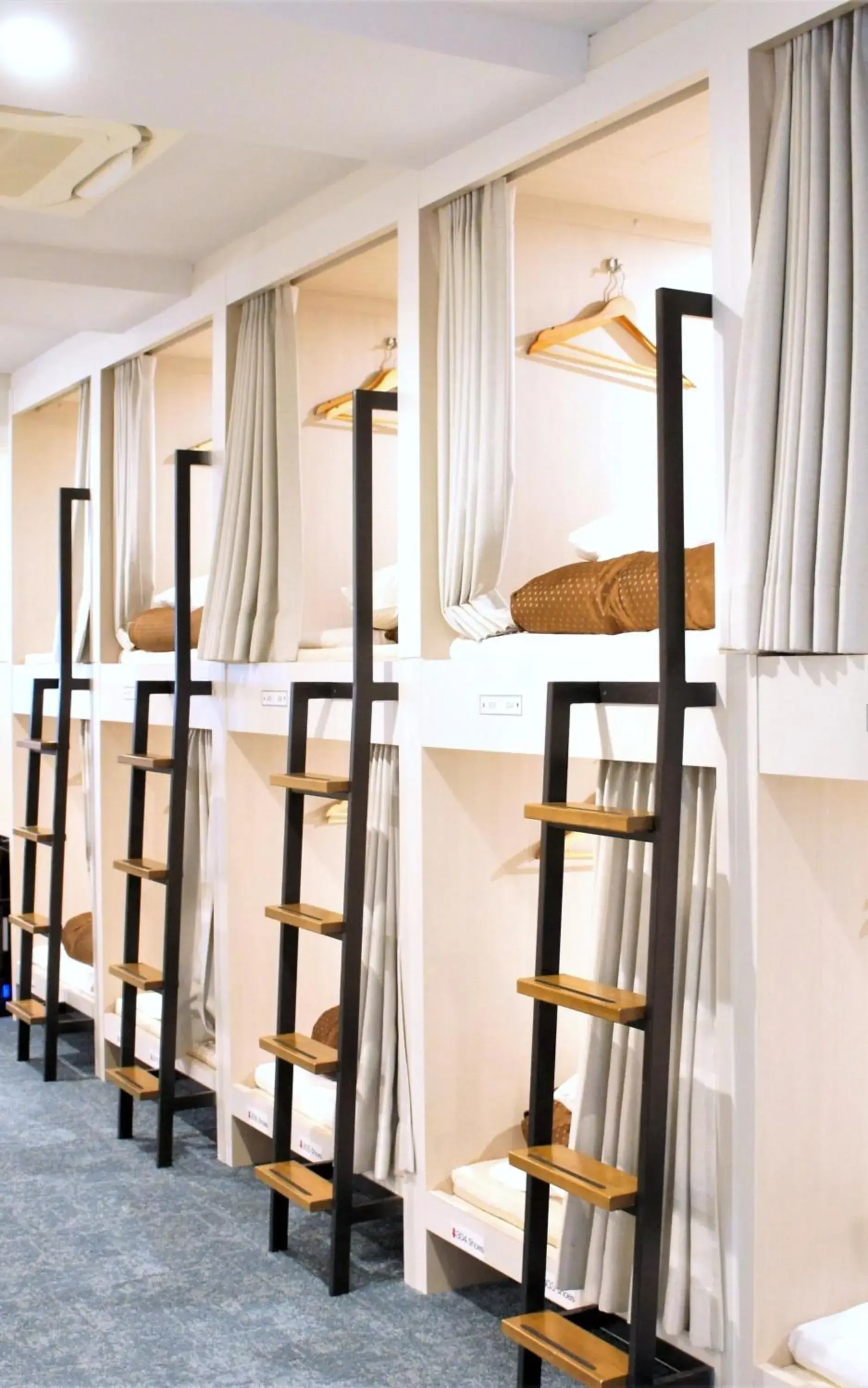 bunk bed in WeBase Hakata Hostel bunk bed in WeBase Hakata Hostel