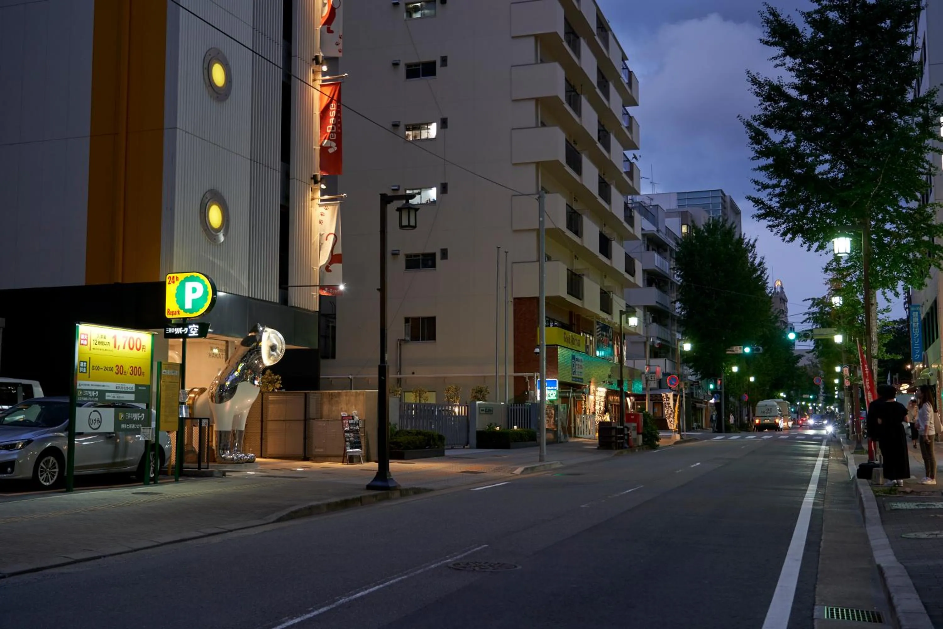 Property building in WeBase Hakata Hostel