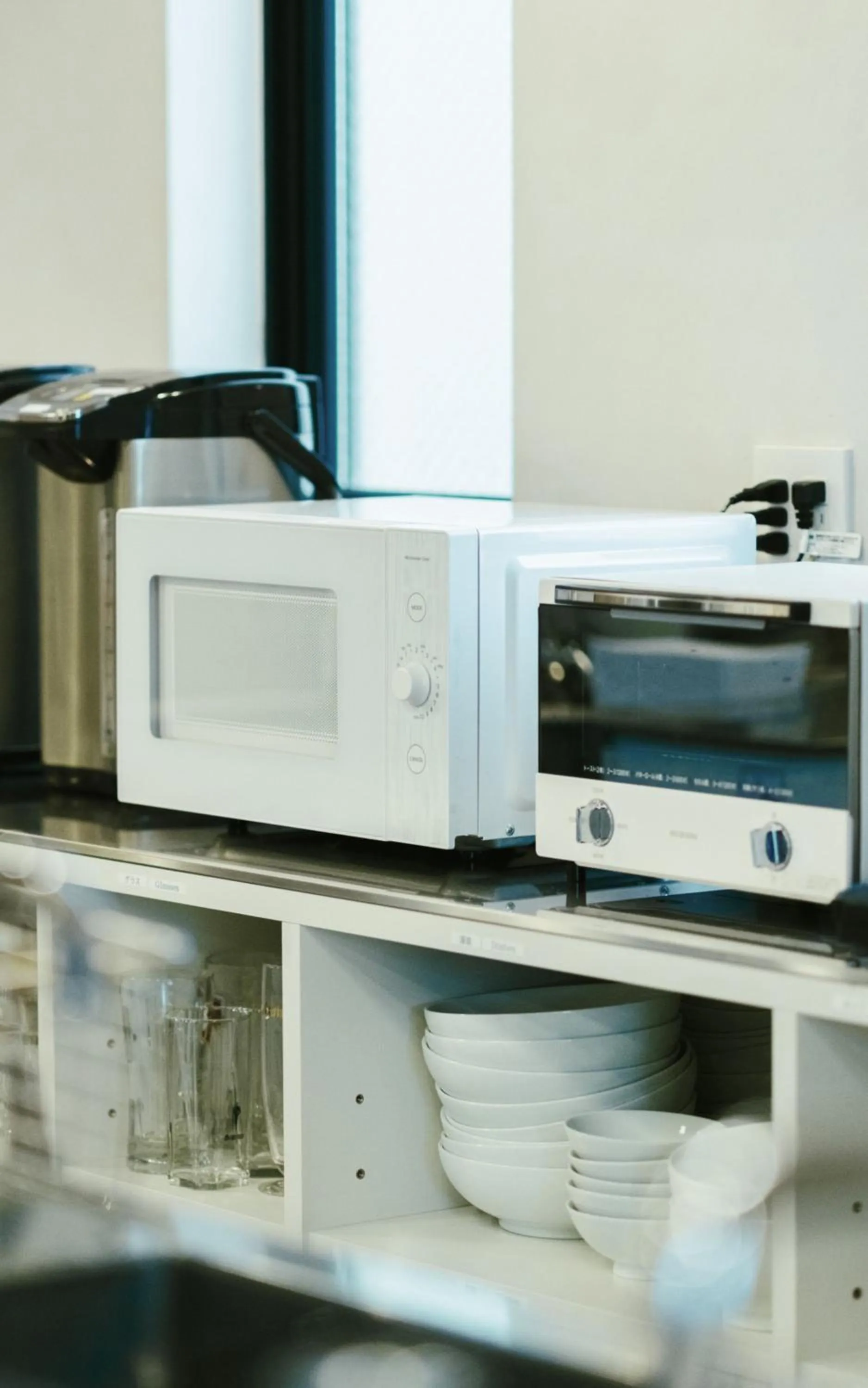 Kitchen or kitchenette in WeBase Hakata Hostel