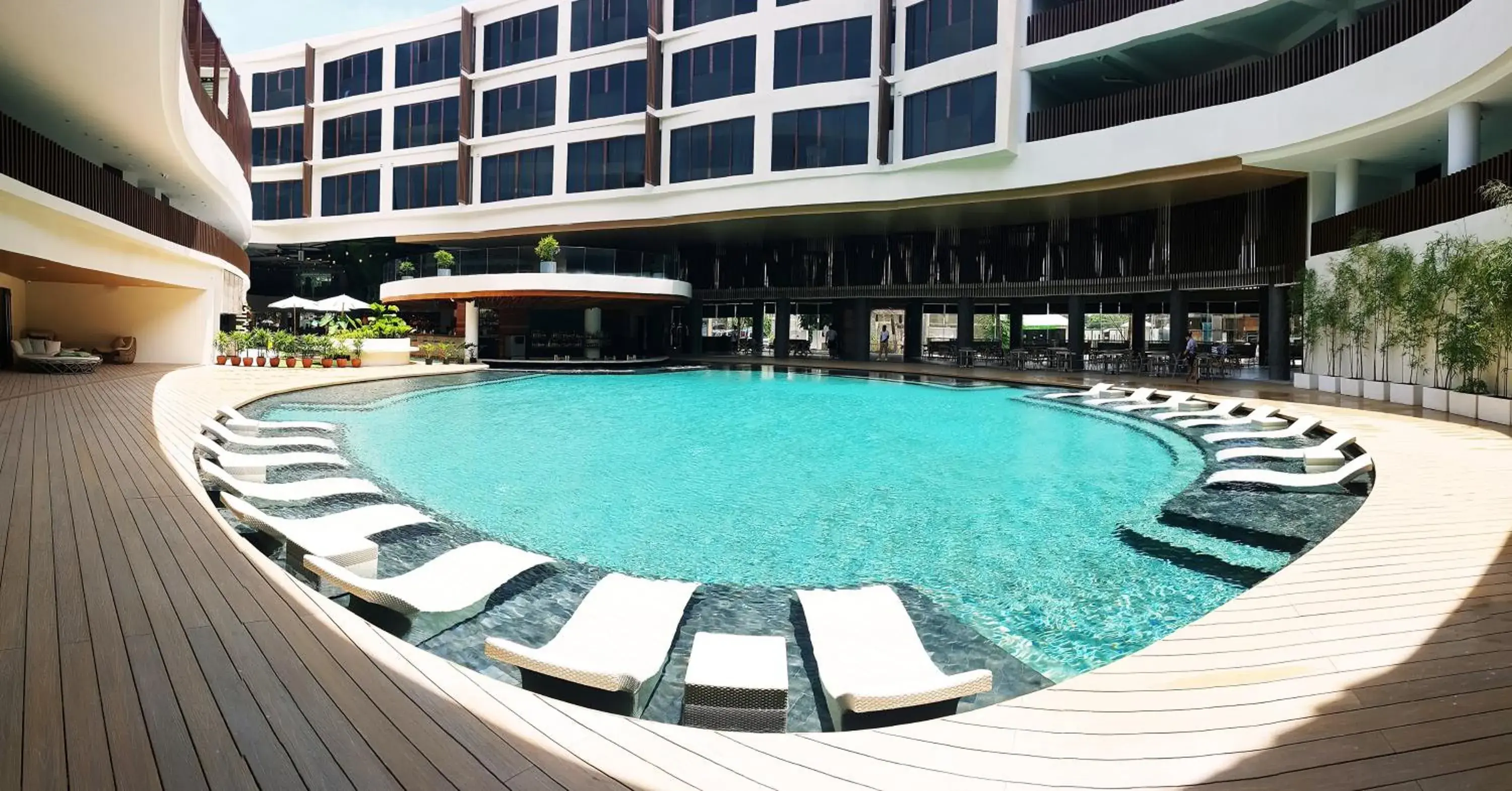 Swimming pool in Hue Hotels and Resorts Boracay Managed by HII Swimming pool in Hue Hotels and Resorts Boracay Managed by HII