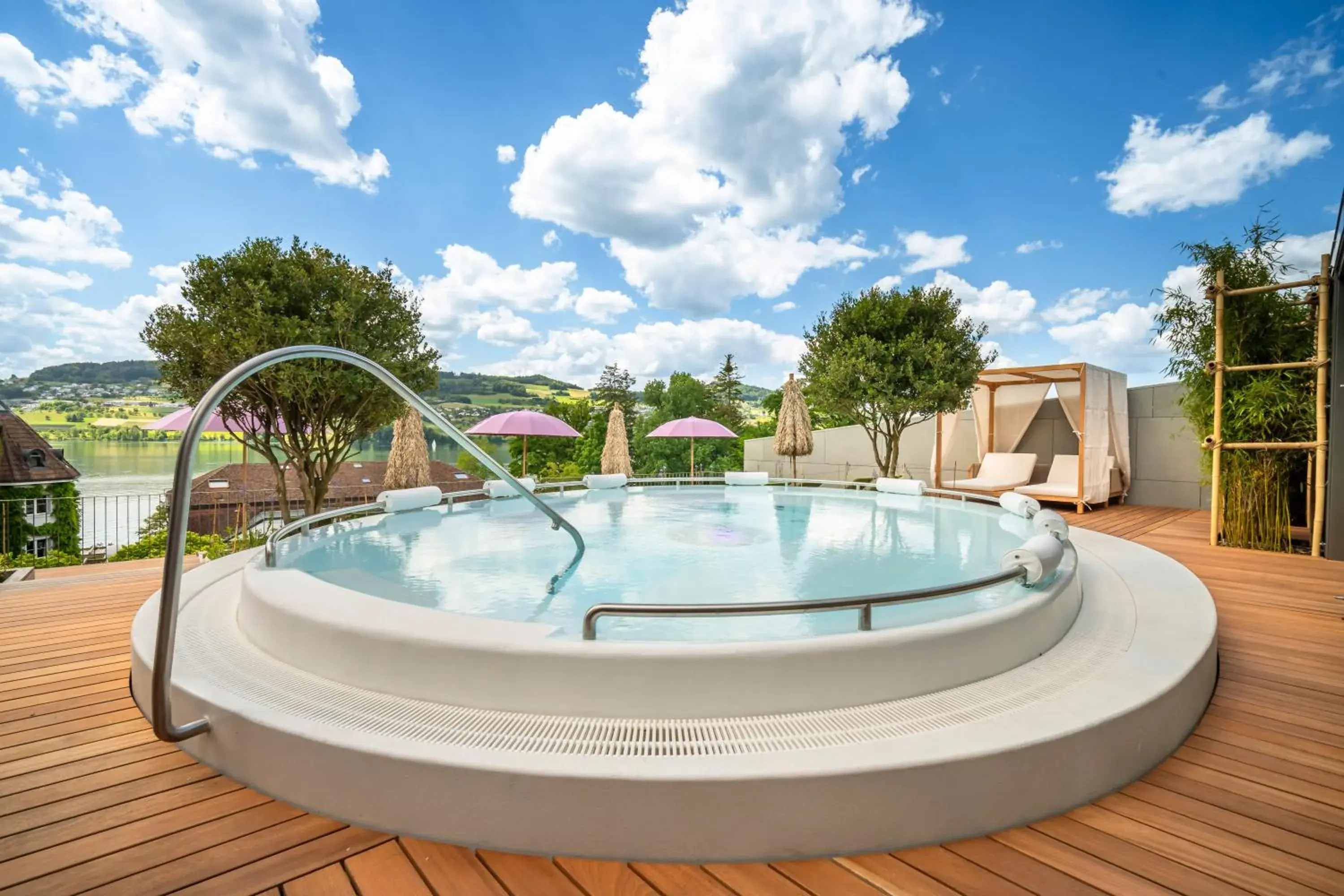 Swimming pool in Seerose Resort & Spa Swimming pool in Seerose Resort & Spa