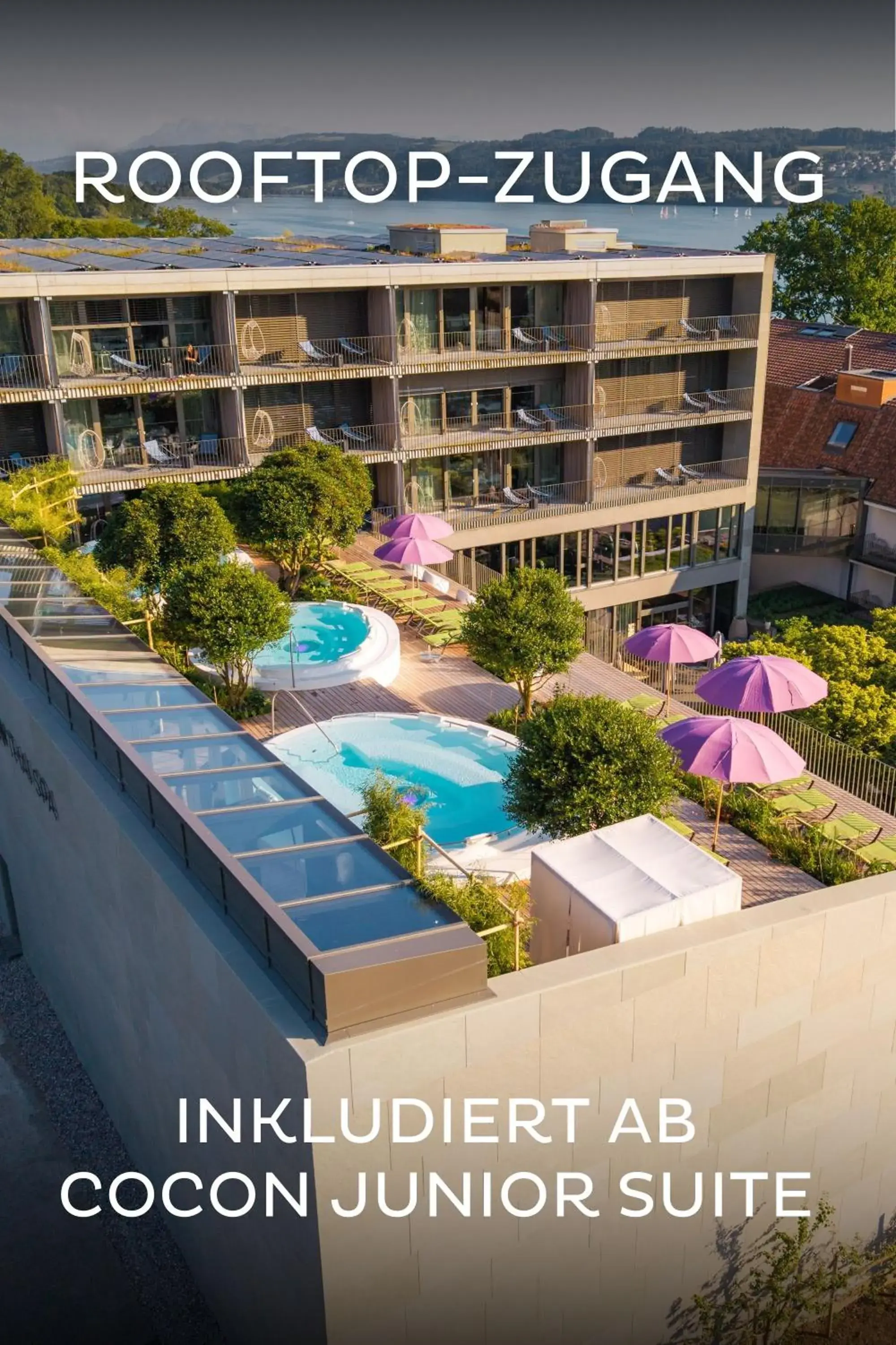 Swimming pool in Seerose Resort & Spa Swimming pool in Seerose Resort & Spa