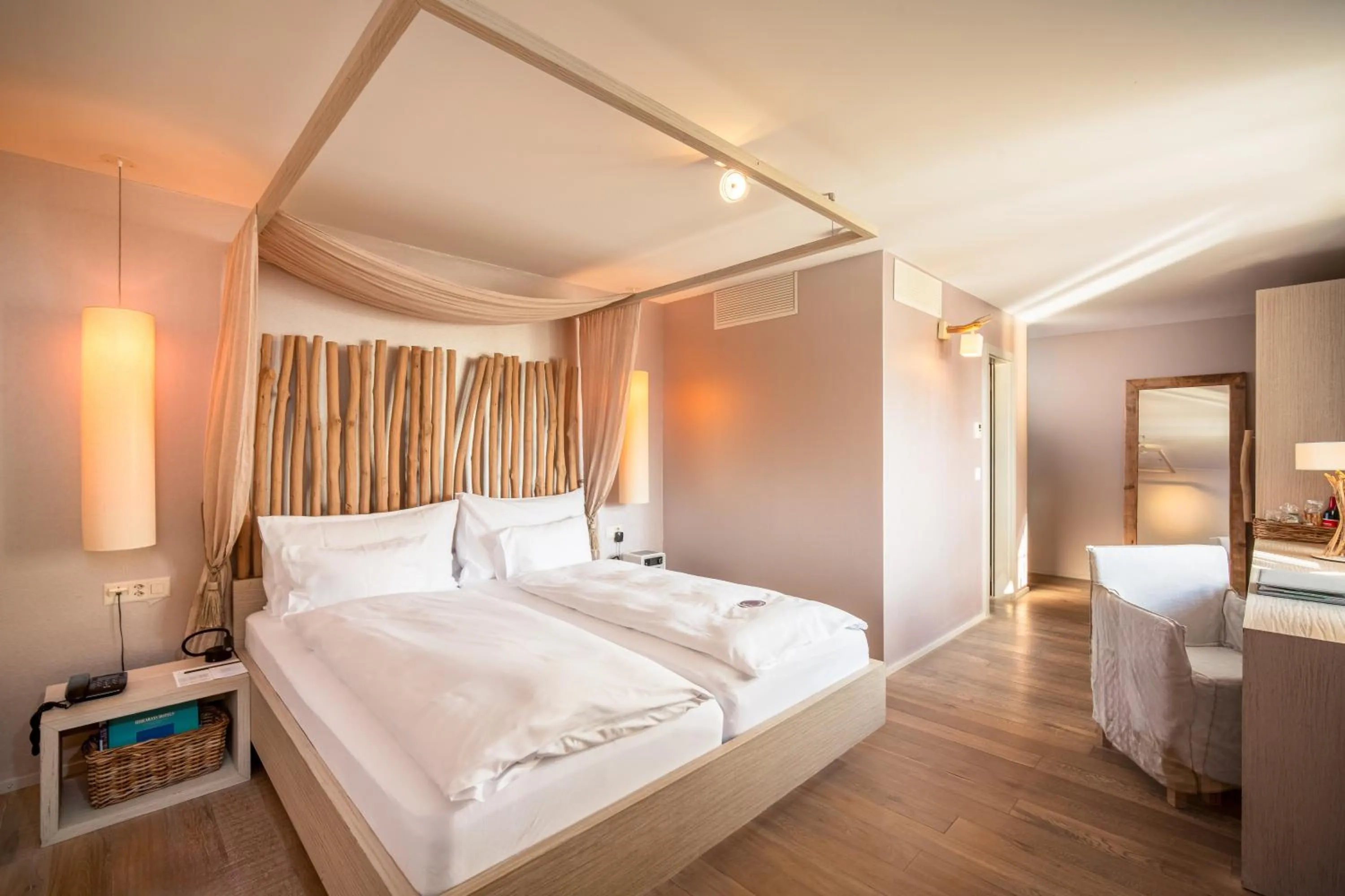 Bed in Seerose Resort & Spa