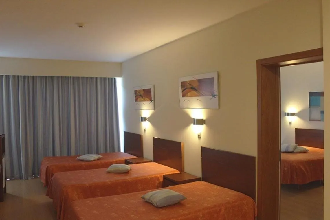 Bed in Hotel Dom Afonso - Monção