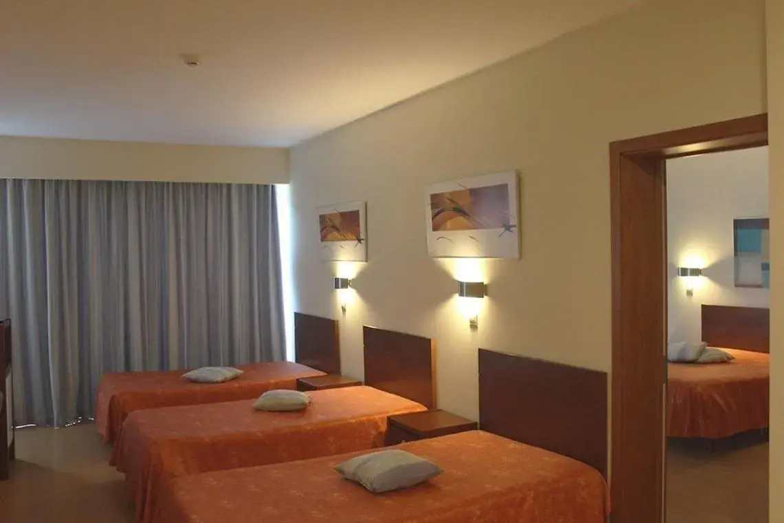 Bed in Hotel Dom Afonso - Monção Bed in Hotel Dom Afonso - Monção