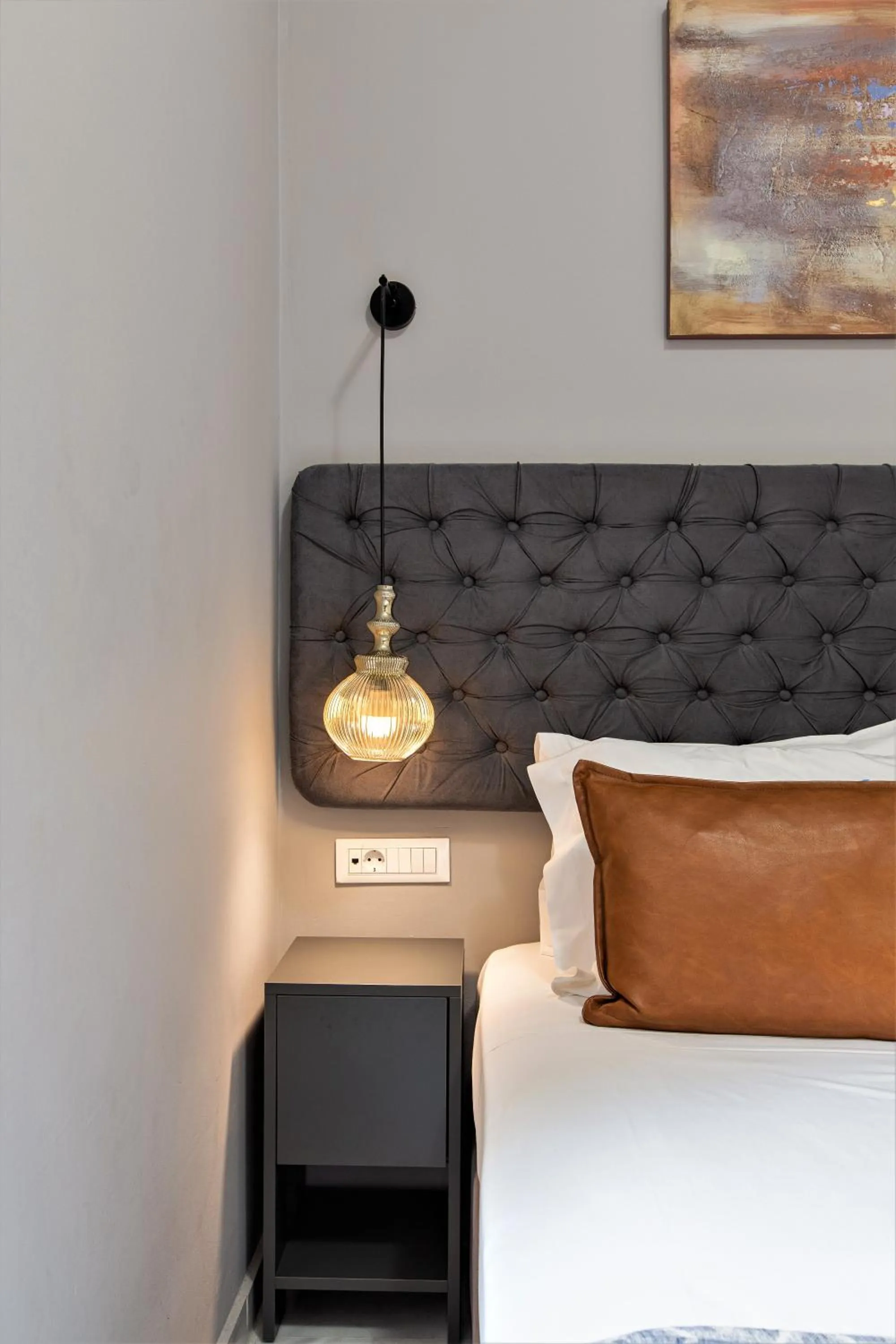 Bed in Minaret Suites and Apartments