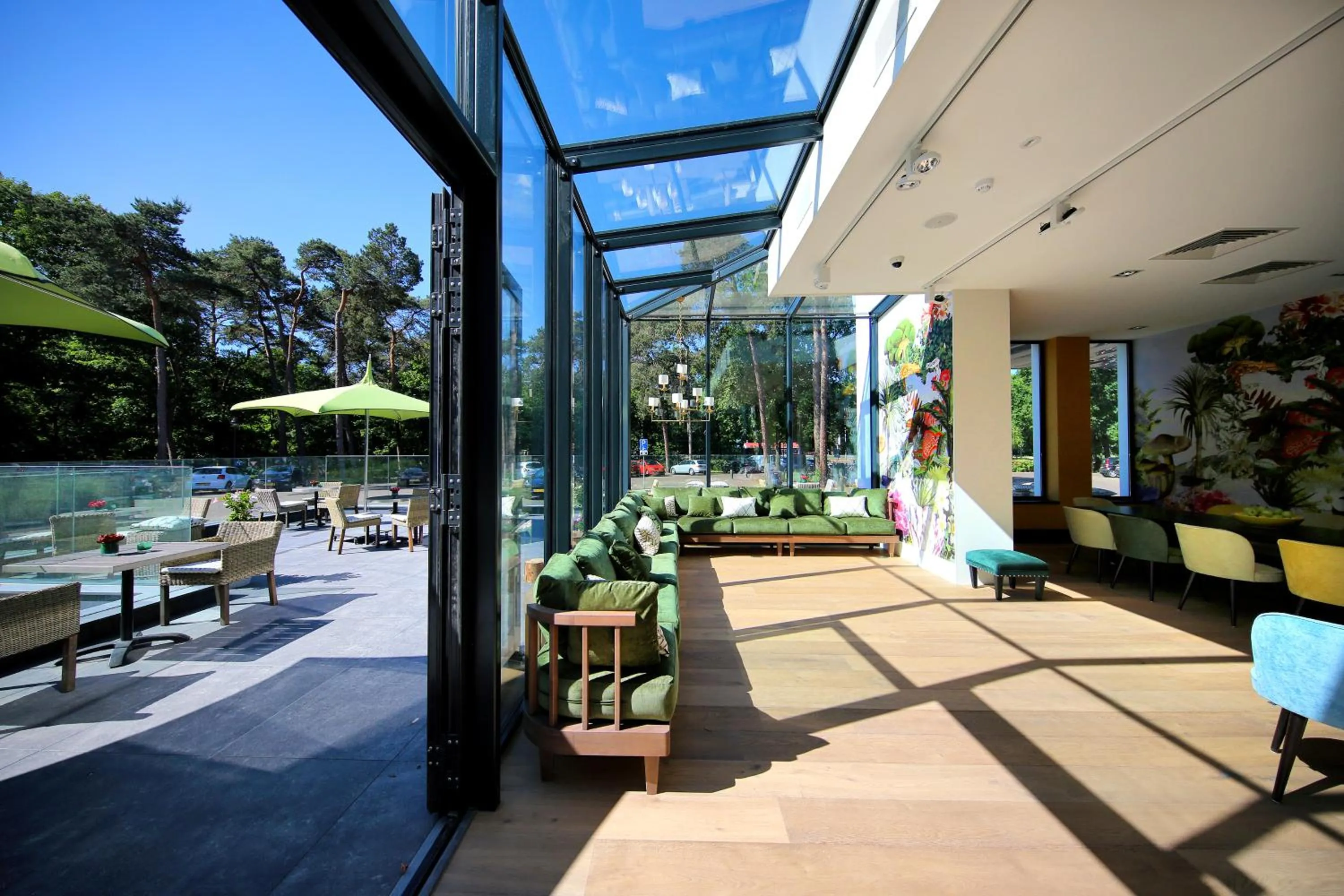 Patio in Van der Valk hotel Harderwijk