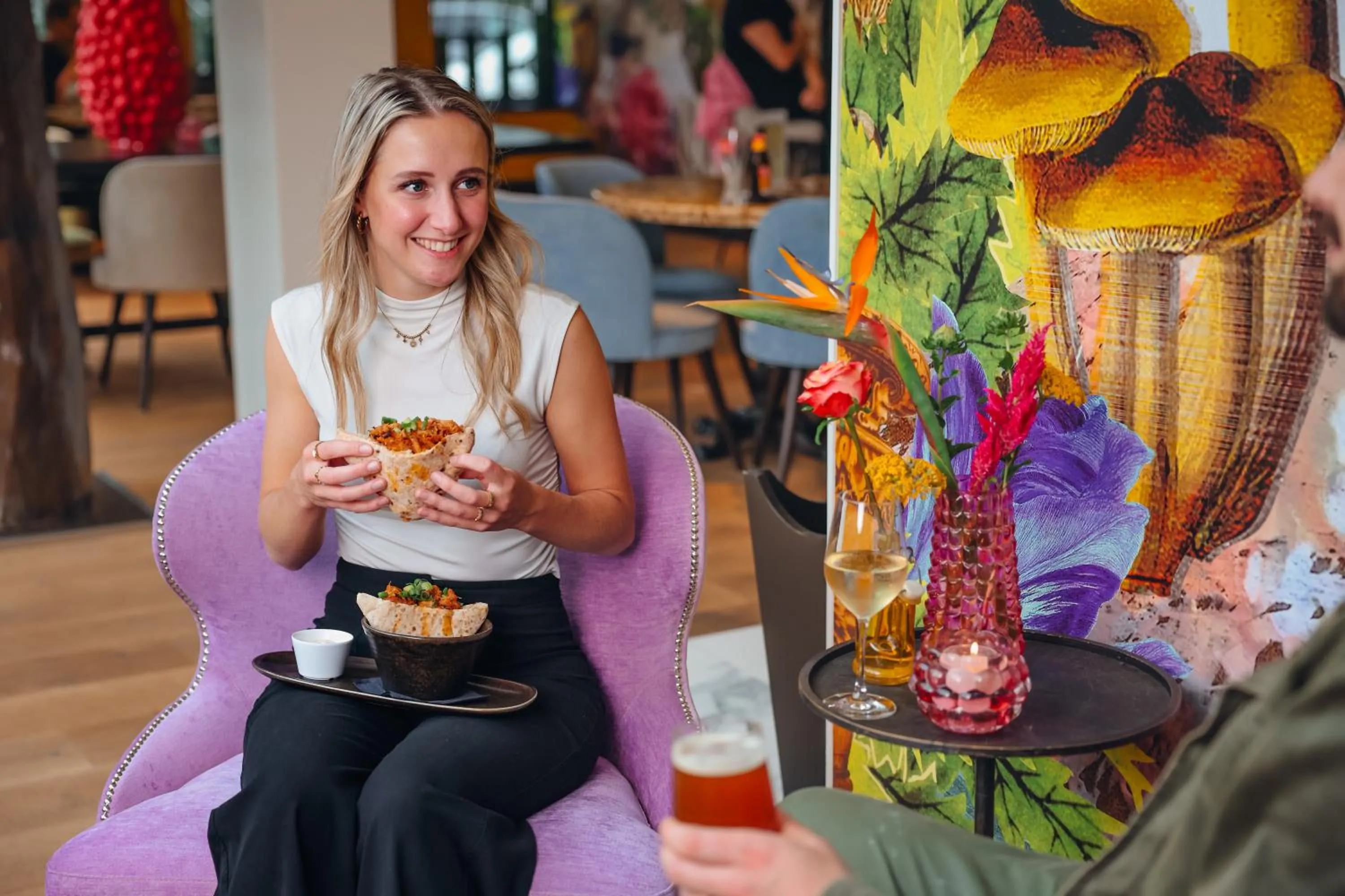 Food and drinks in Van der Valk hotel Harderwijk