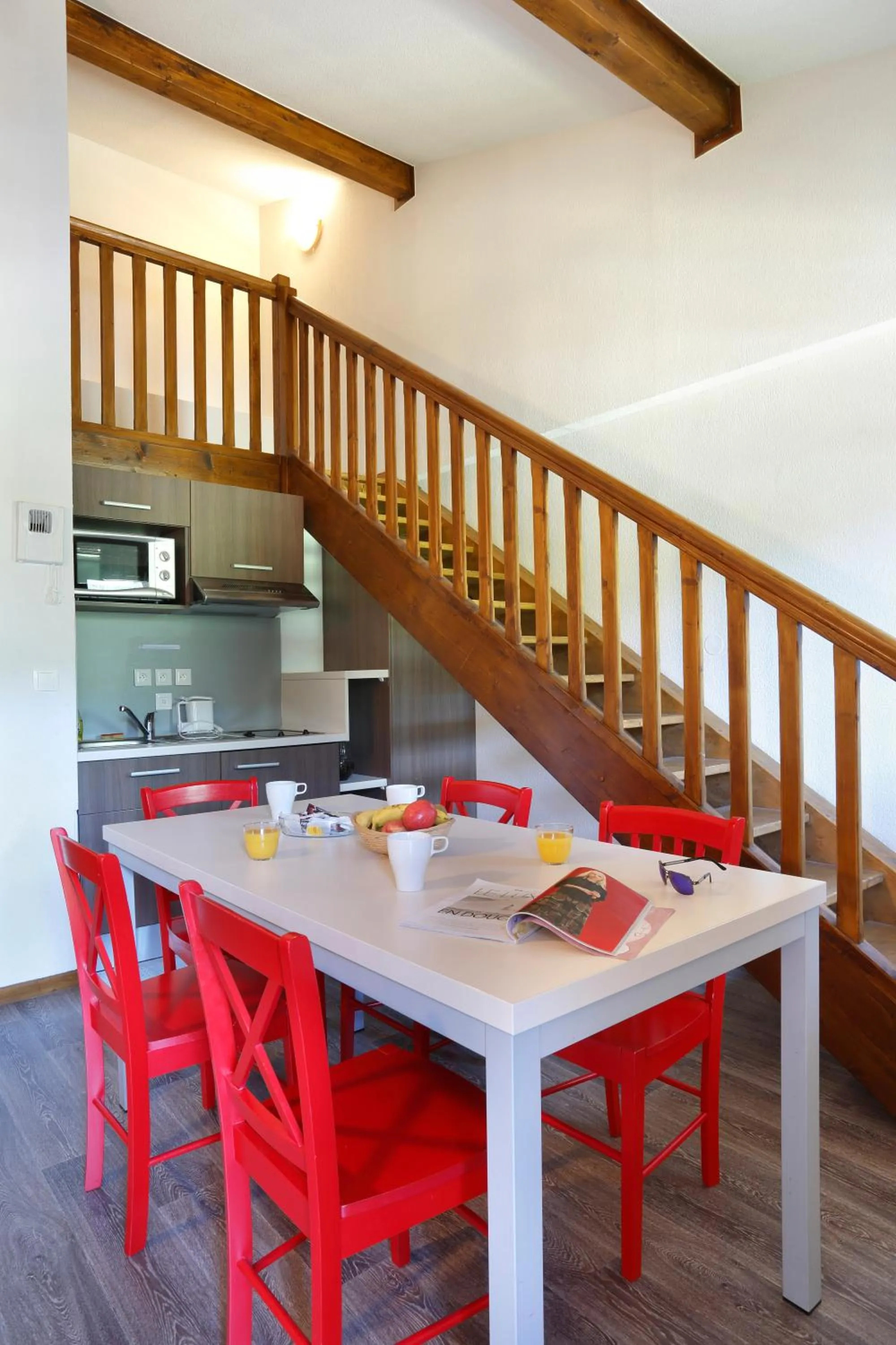 Kitchen or kitchenette in Vacancéole - Résidence Grand Massif