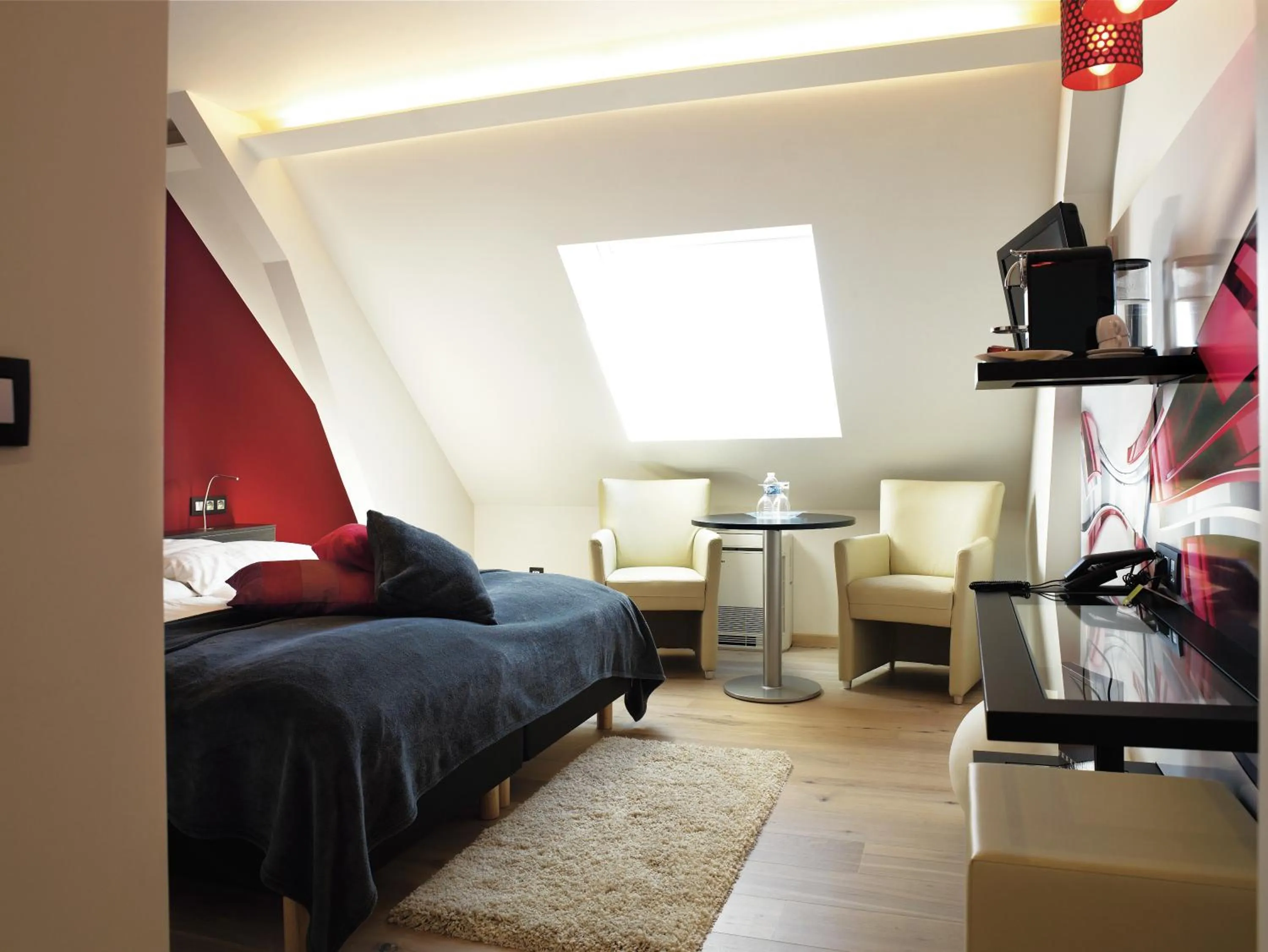 Photo of the whole room, Bed in Hotel Aulnenhof