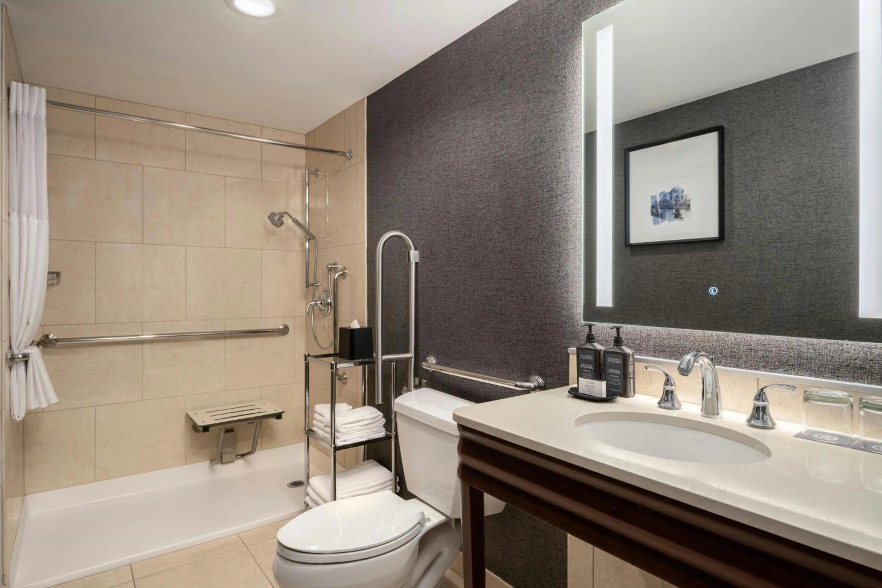 Bathroom in Sheraton Cavalier Saskatoon Hotel