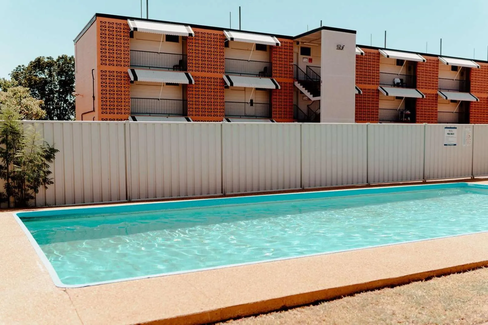 Pool view in Nightcap at Barkly Hotel