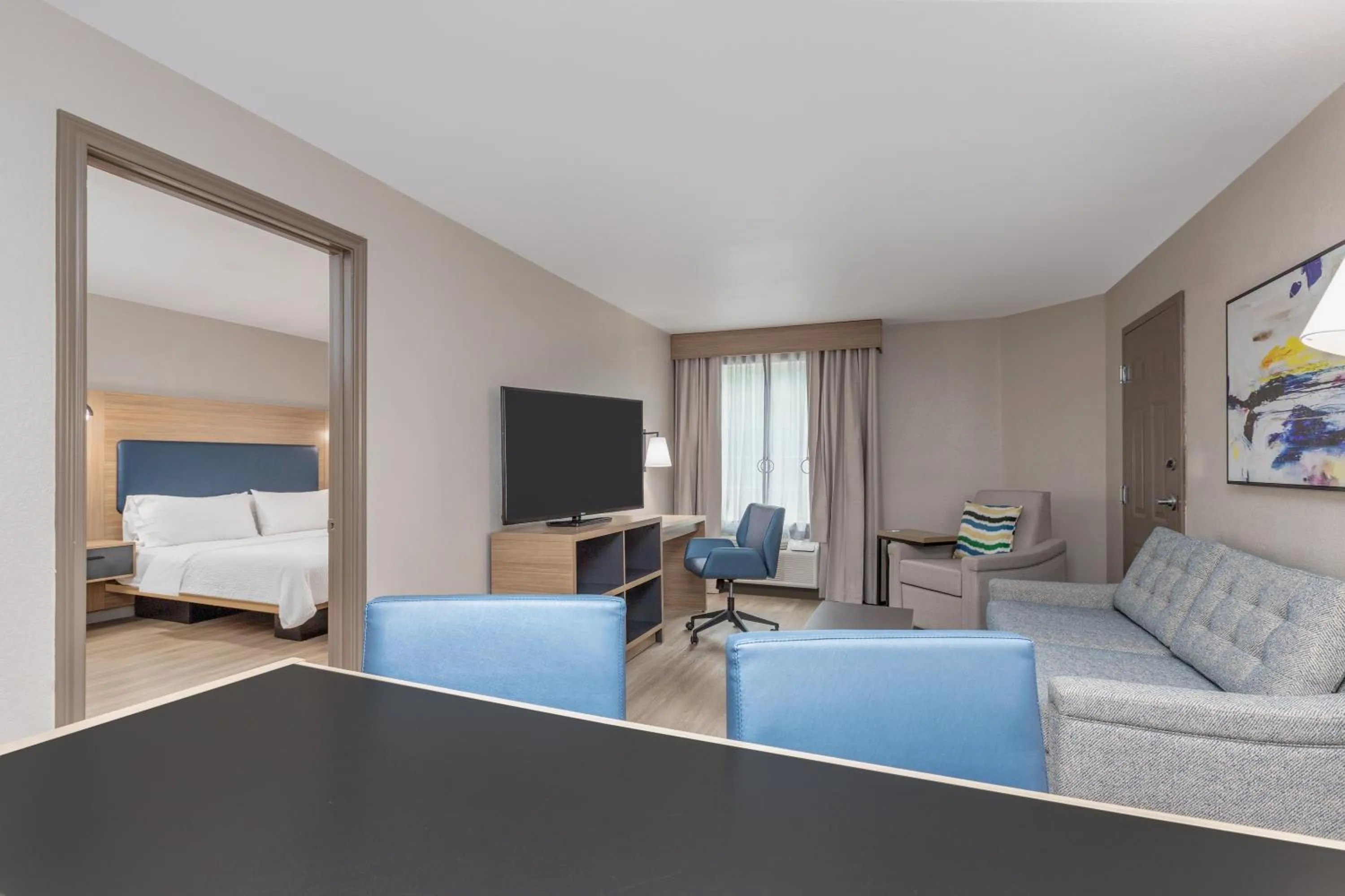 Bed in Candlewood Suites Houston The Woodlands by IHG