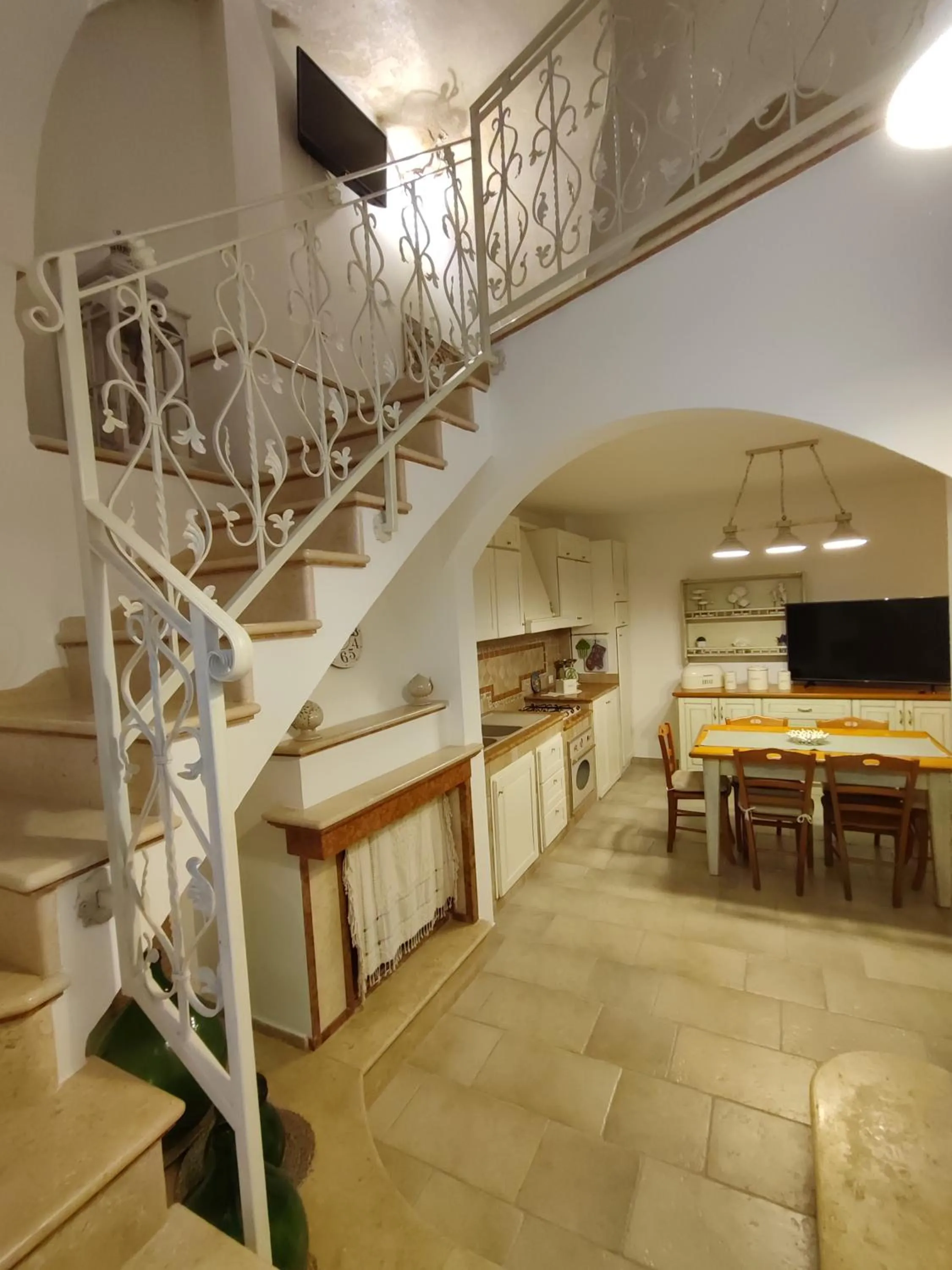 Kitchen or kitchenette in B&B Punta Cutieri