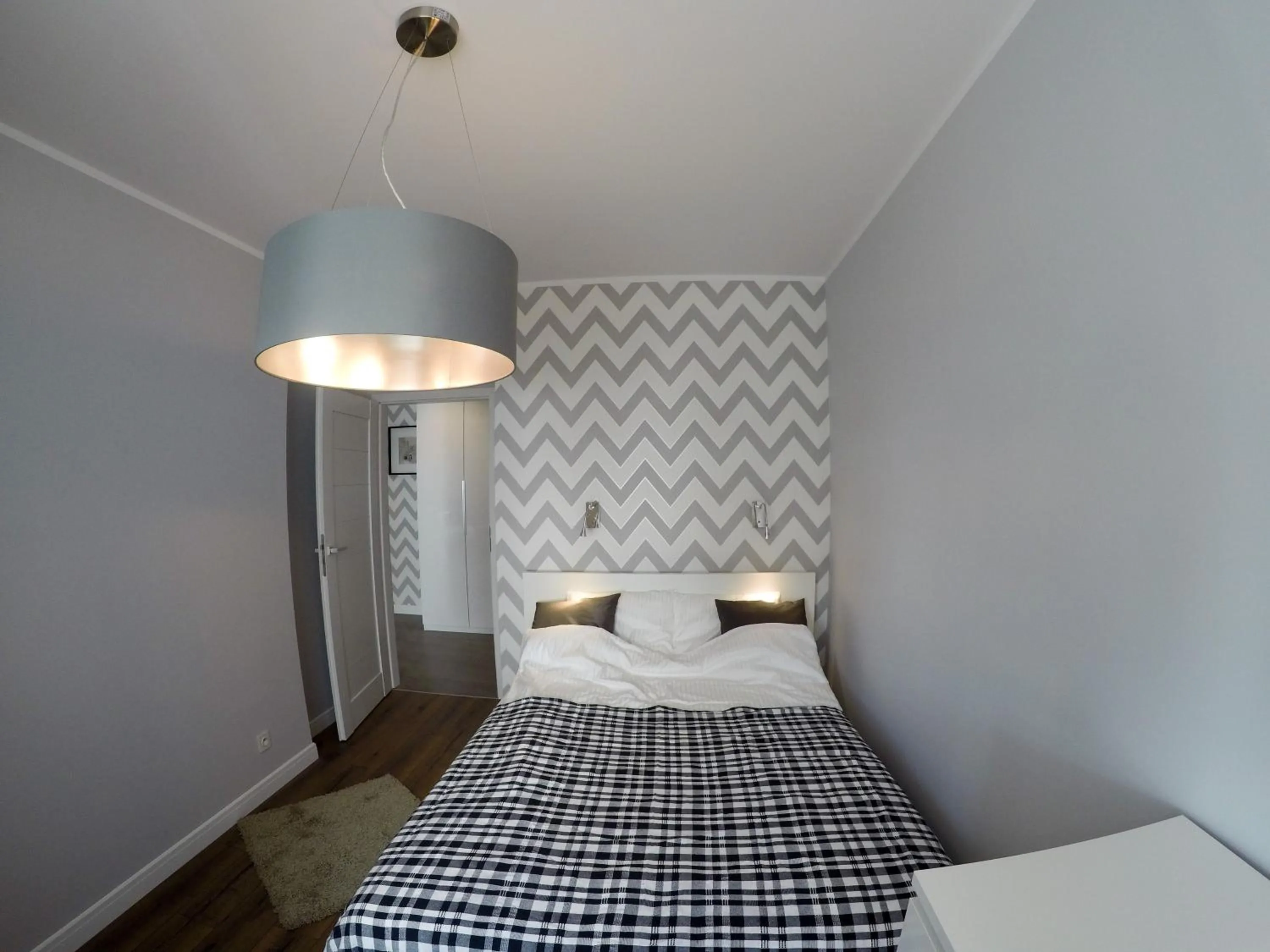 Bedroom, Bed in Apartament Garazowa 5
