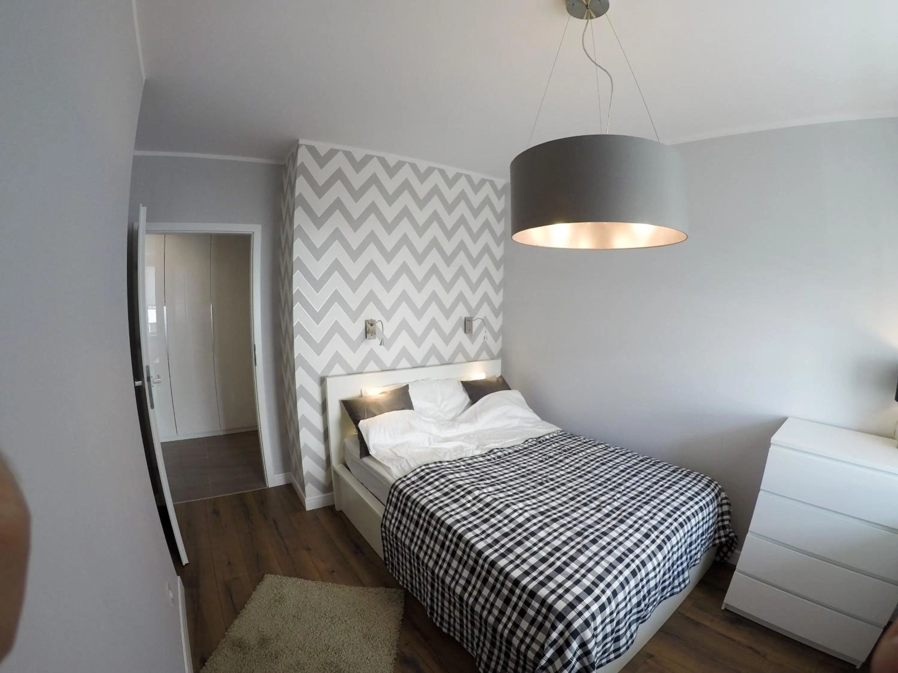 Bedroom, Bed in Apartament Garazowa 5