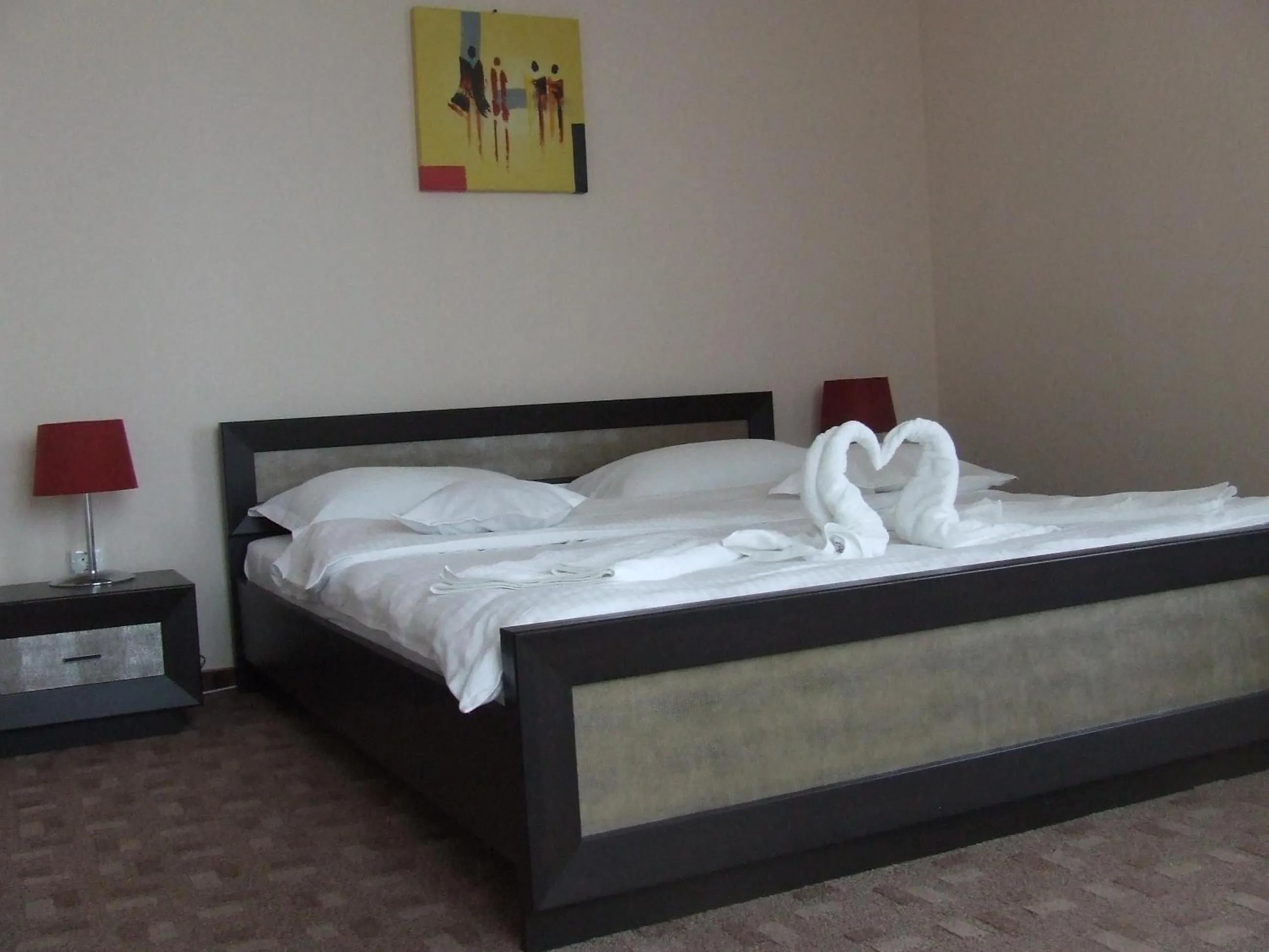 Bedroom, Bed in Pensiunea Caramell