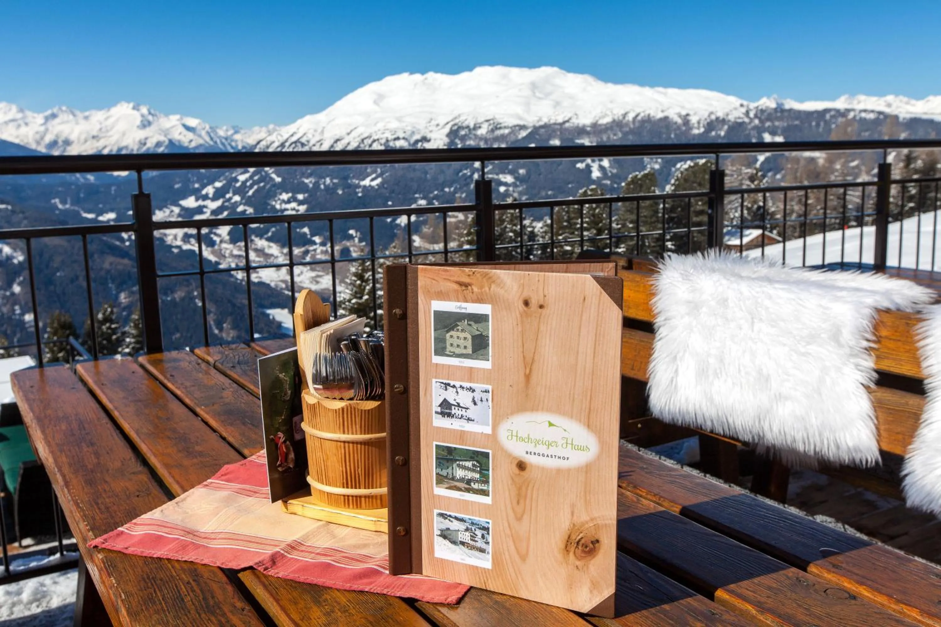 Balcony/Terrace in Berggasthof Hochzeigerhaus