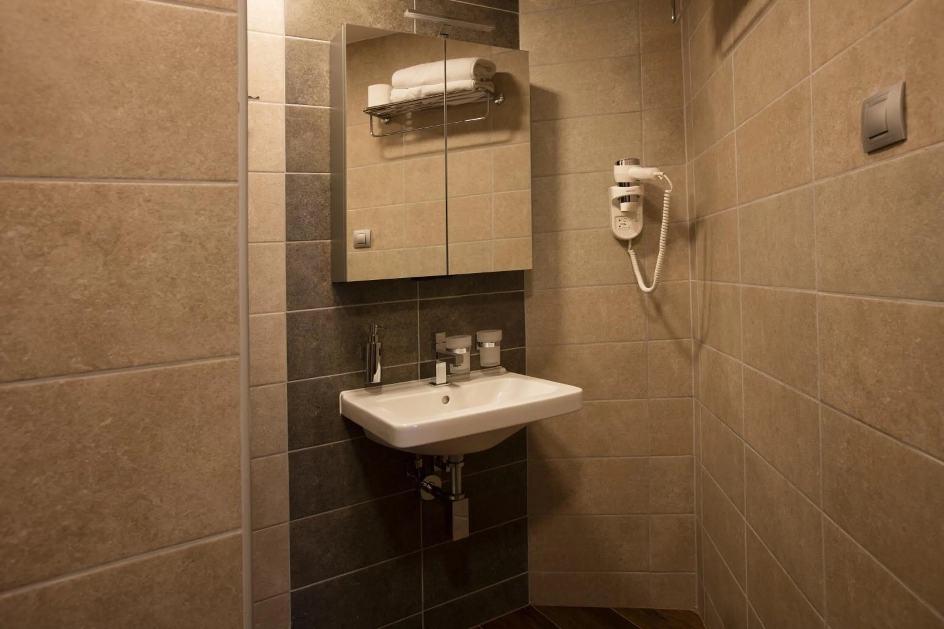 Bathroom in Hotel Bellevue Tlapak