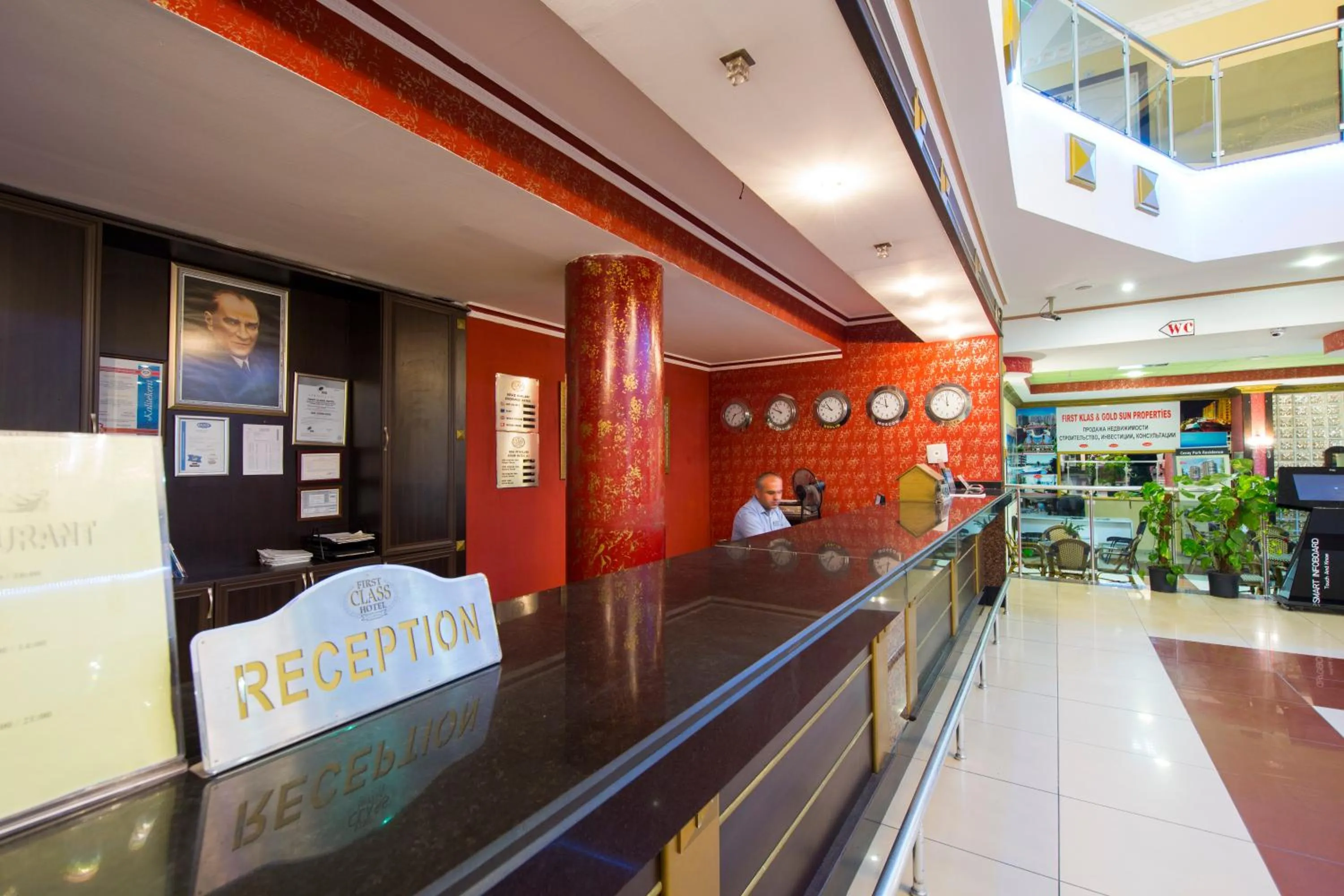 Lobby or reception in First Class Hotel - All Inclusive