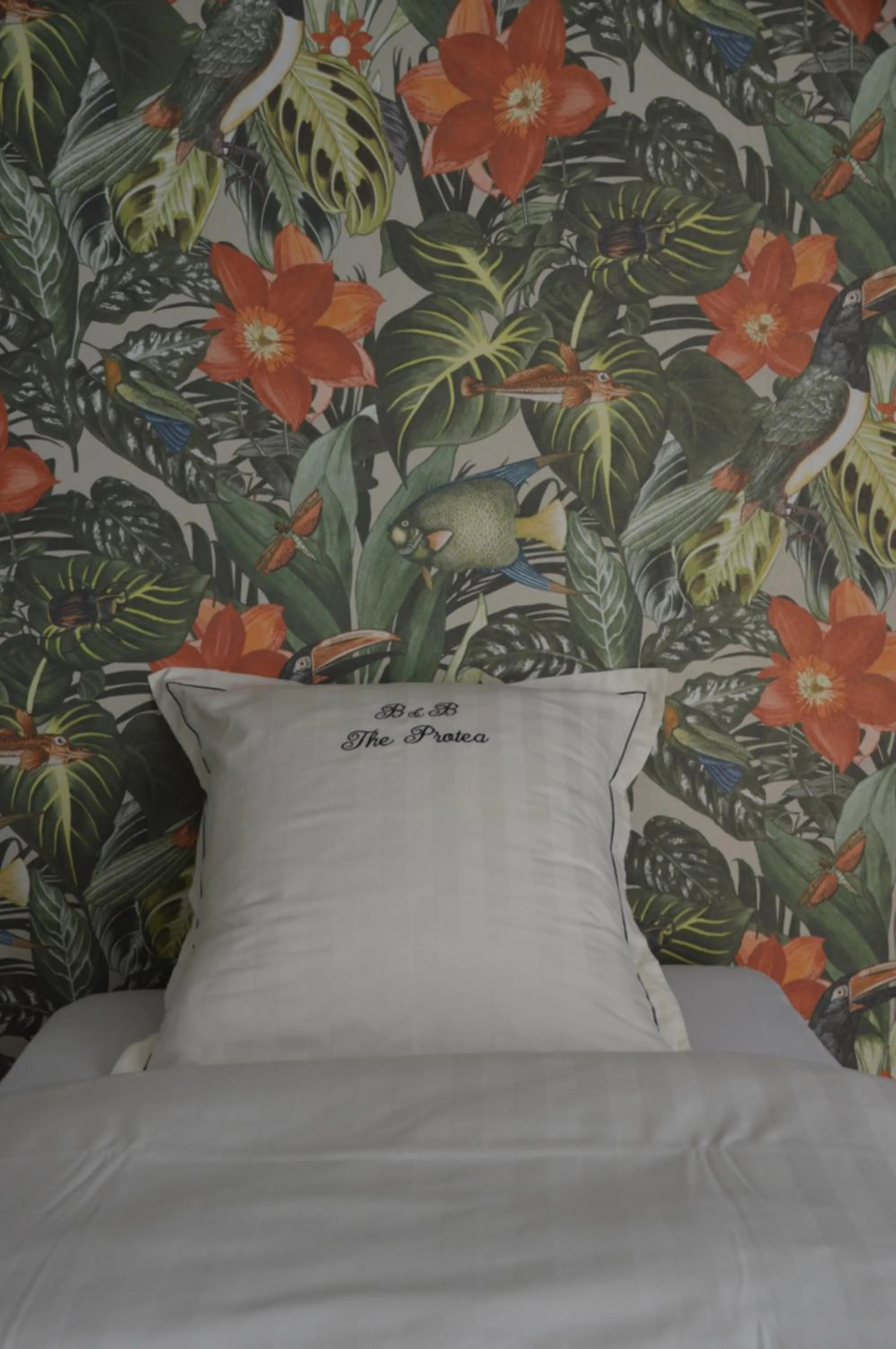 Decorative detail, Bed in B&B The Protea