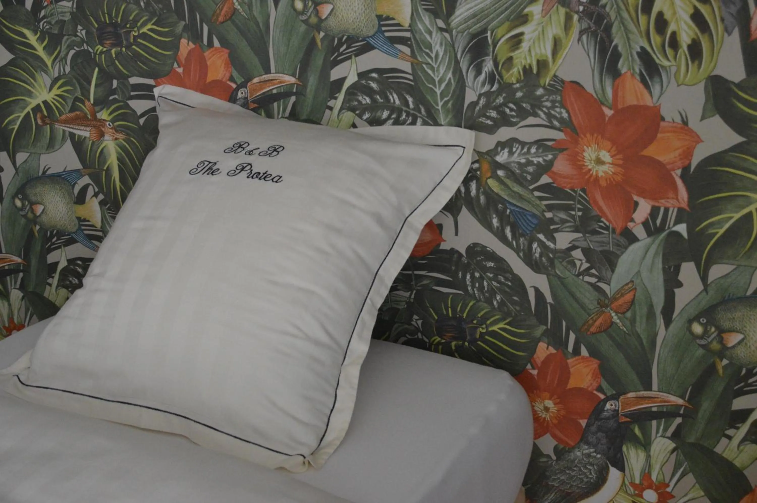 Decorative detail, Bed in B&B The Protea