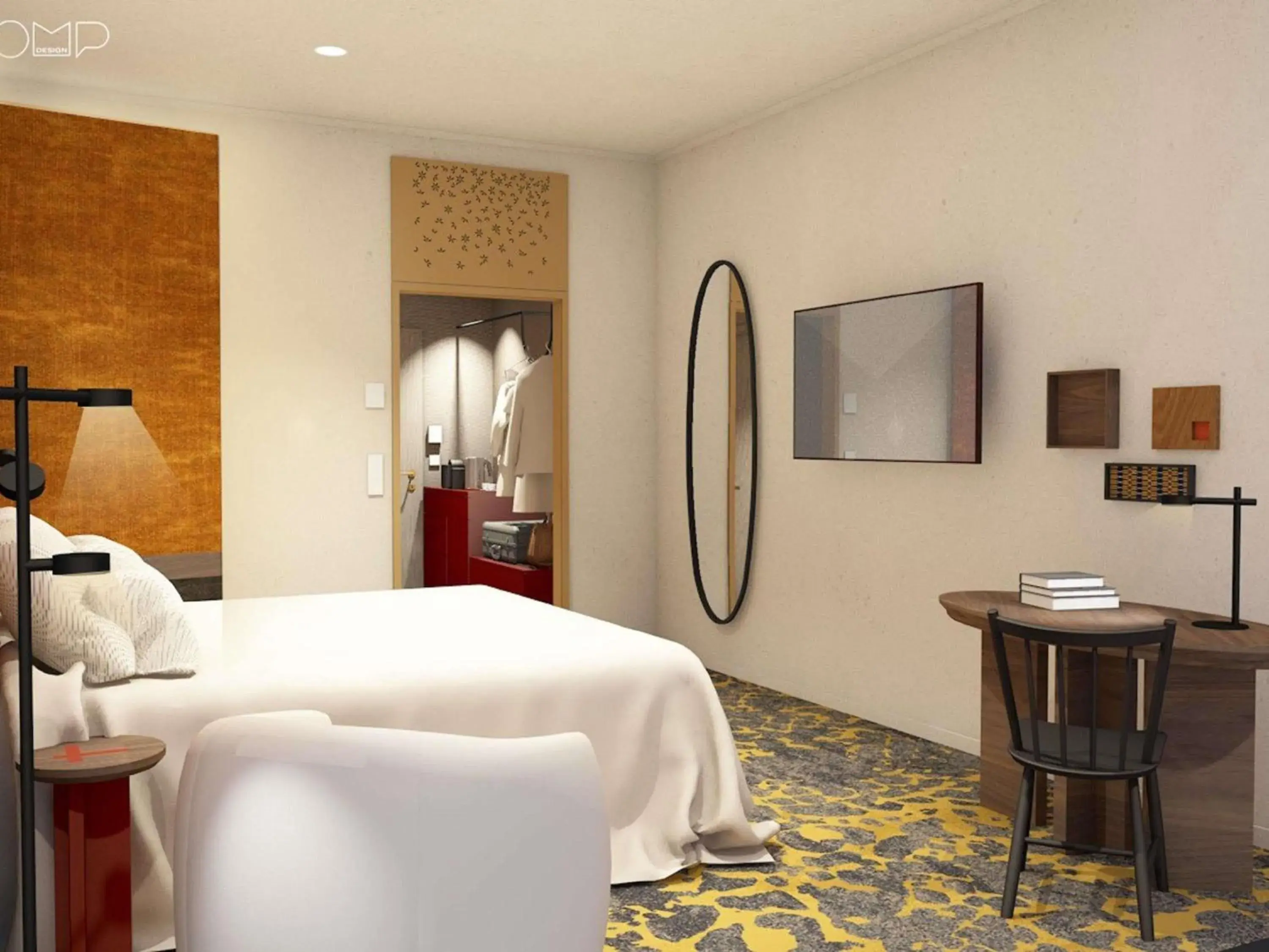 Bedroom, Bed in Hotel Lycium Debrecen - Handwritten Collection Bedroom, Bed in Hotel Lycium Debrecen - Handwritten Collection