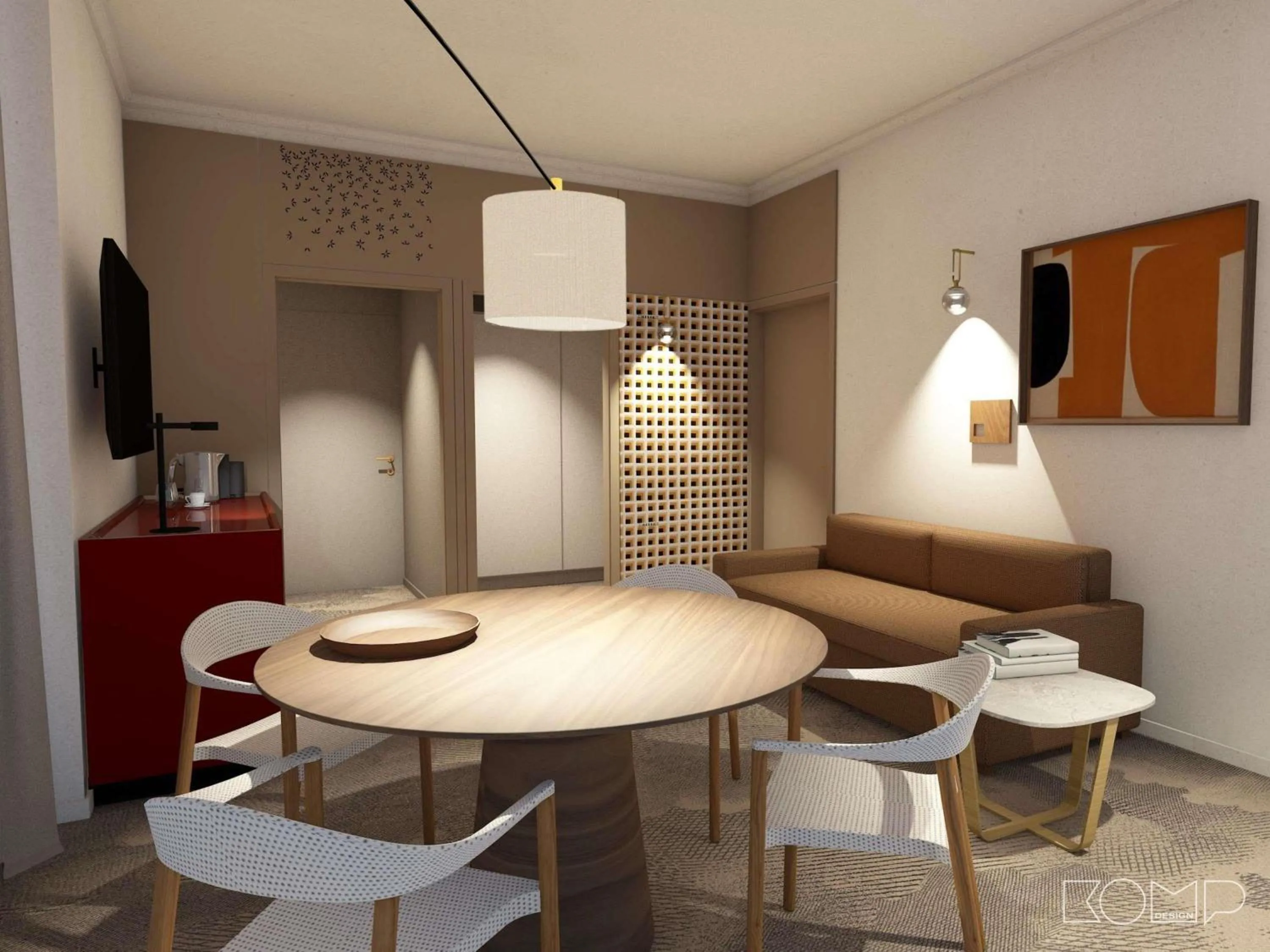 Bedroom in Hotel Lycium Debrecen - Handwritten Collection