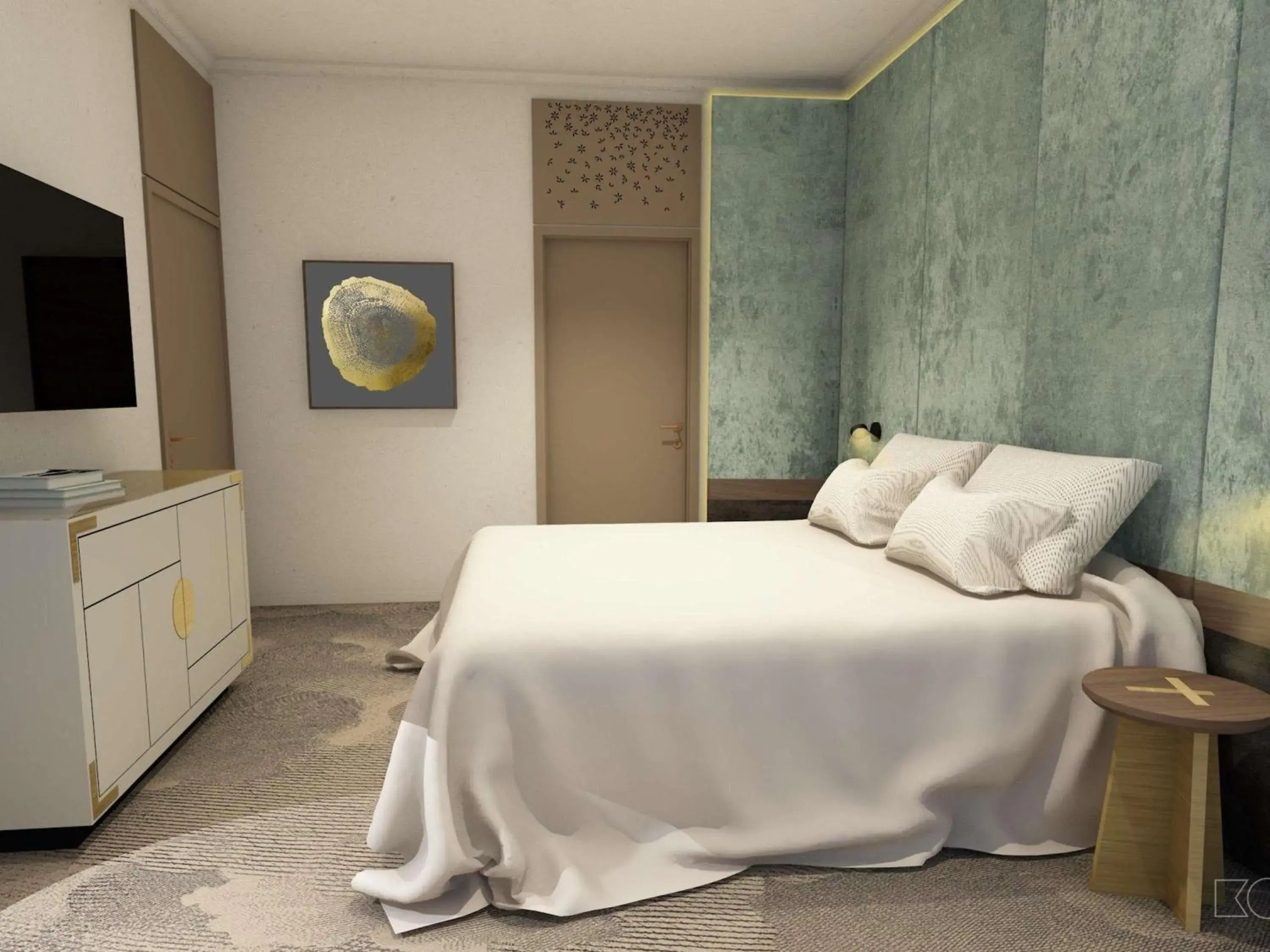 Bedroom, Bed in Hotel Lycium Debrecen - Handwritten Collection Bedroom, Bed in Hotel Lycium Debrecen - Handwritten Collection