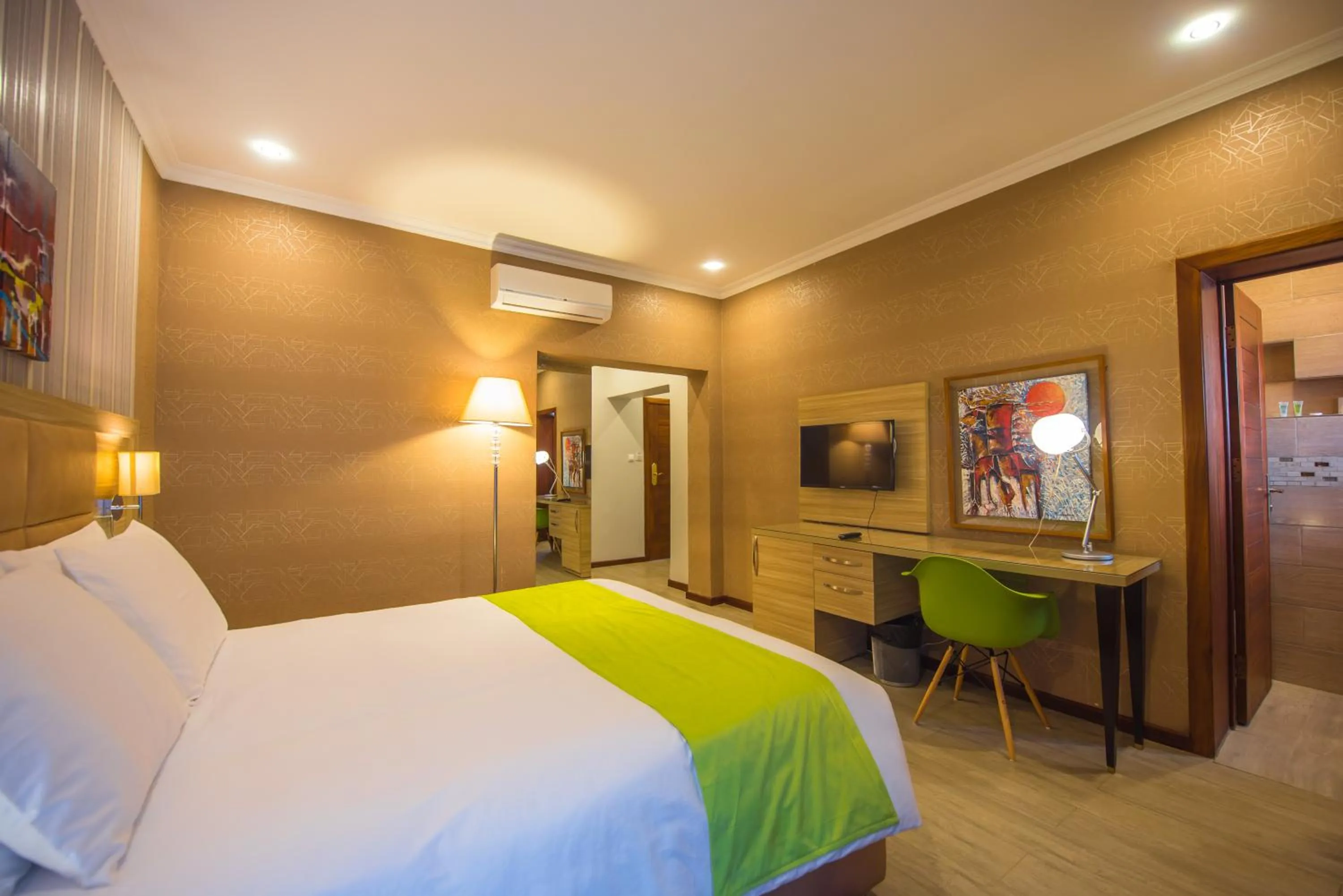 Bed in The Court Boutique Hotel