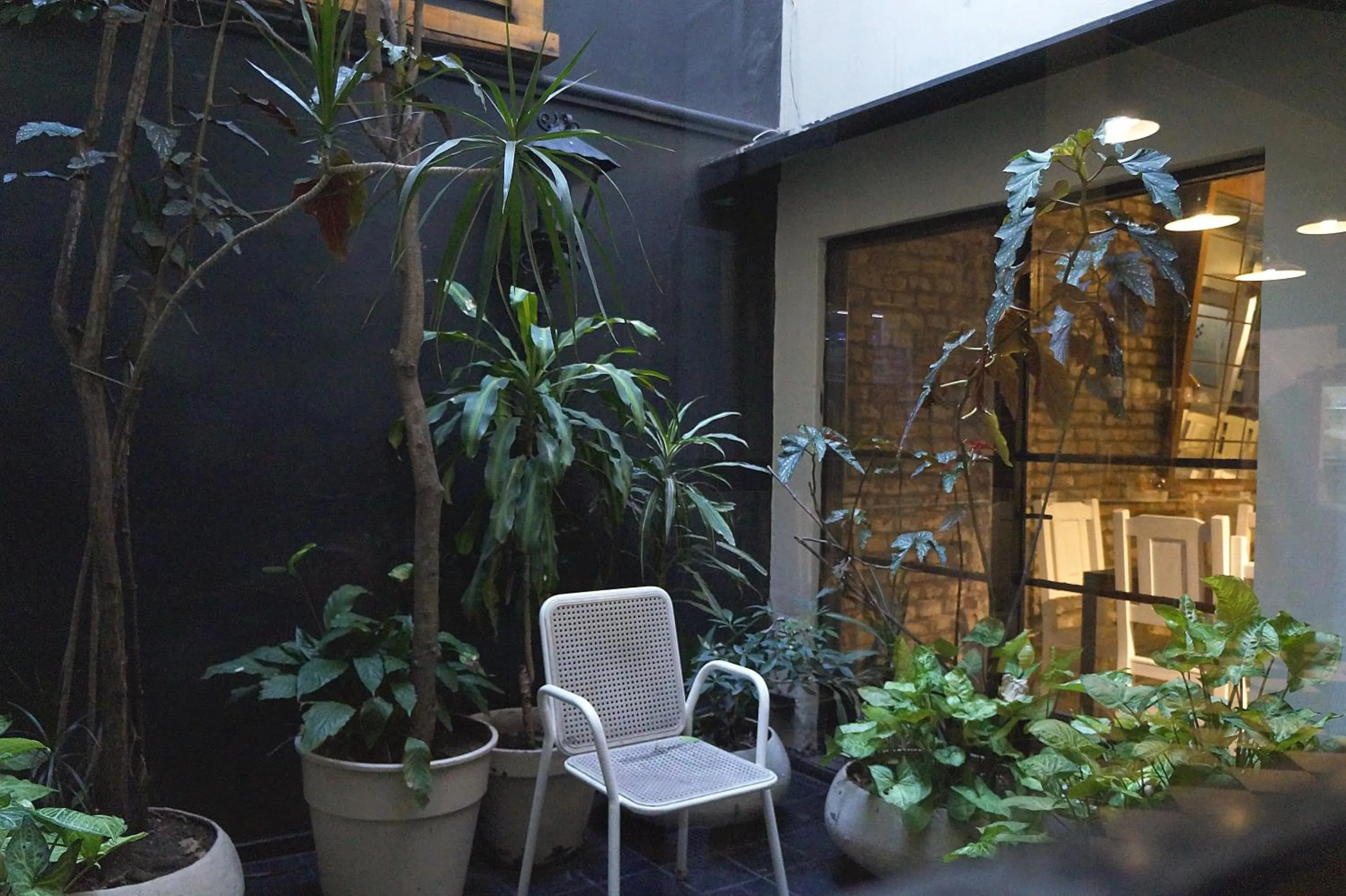 Inner courtyard view in Casa Urbana Hotel
