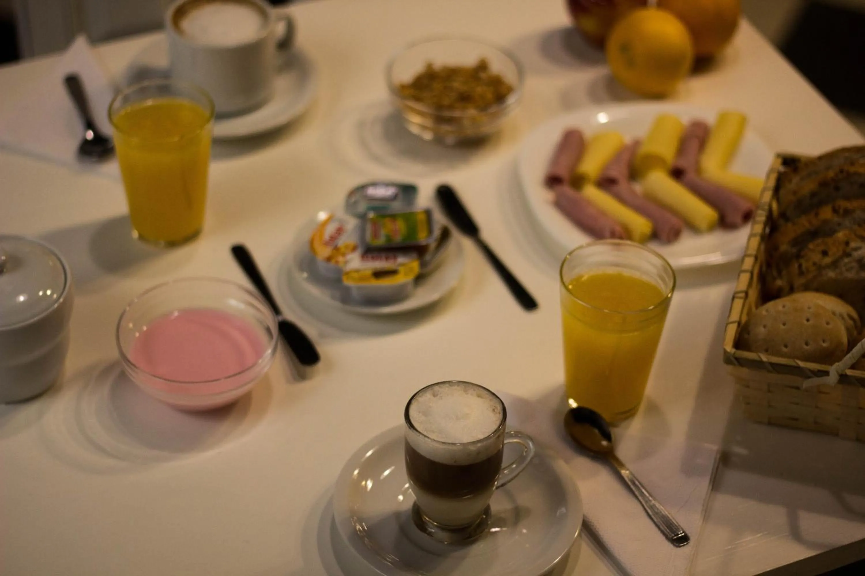 Food and drinks in Casa Urbana Hotel