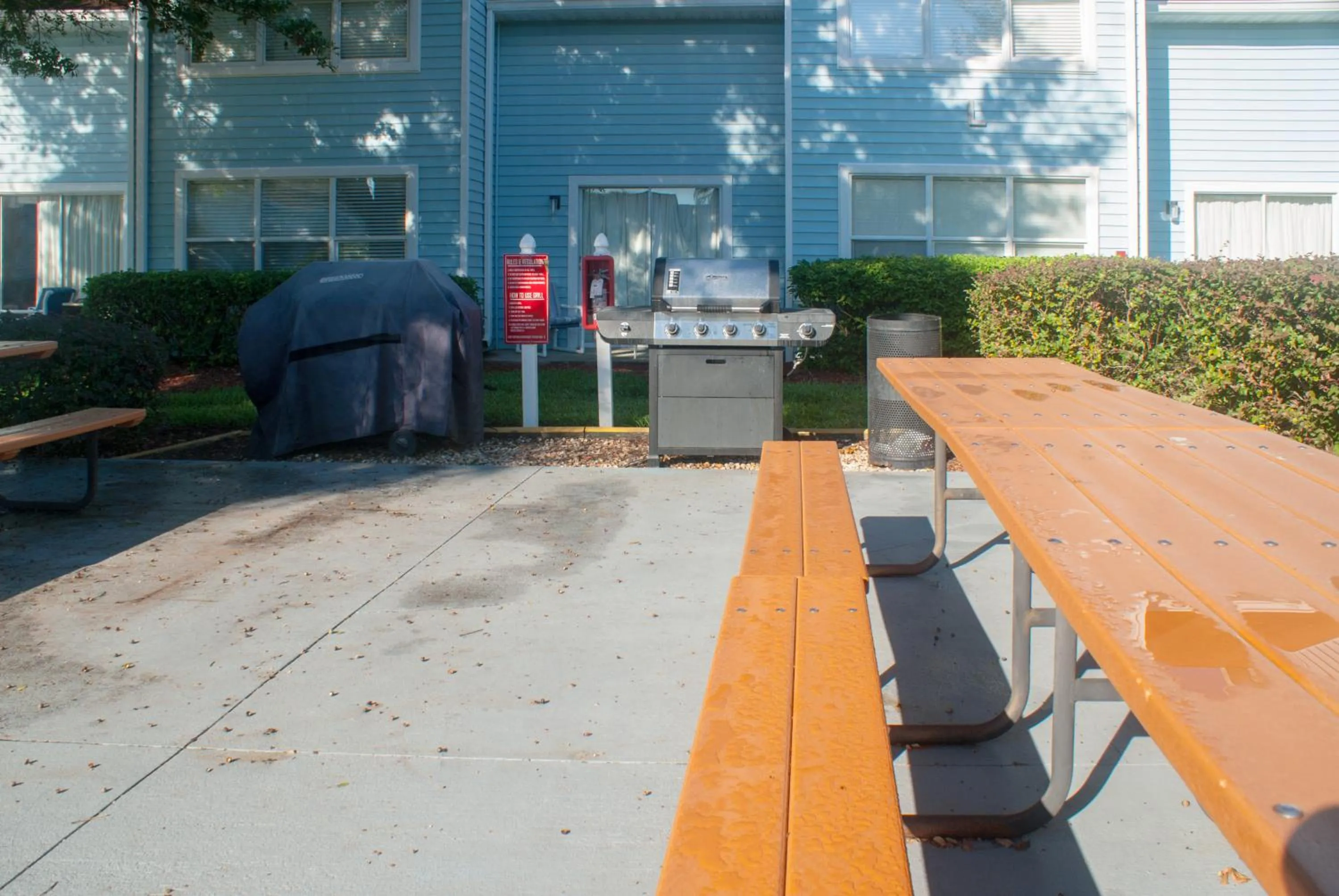 BBQ facilities in Villas at Fortune Place