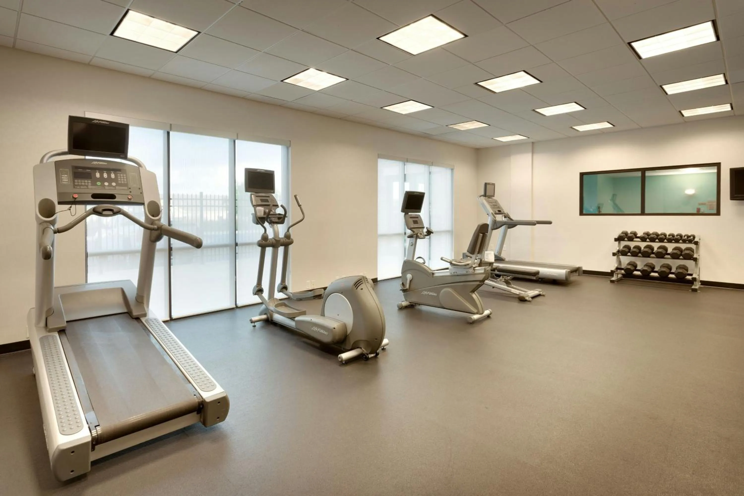 Fitness centre/facilities in Springhill Suites by Marriott Vernal