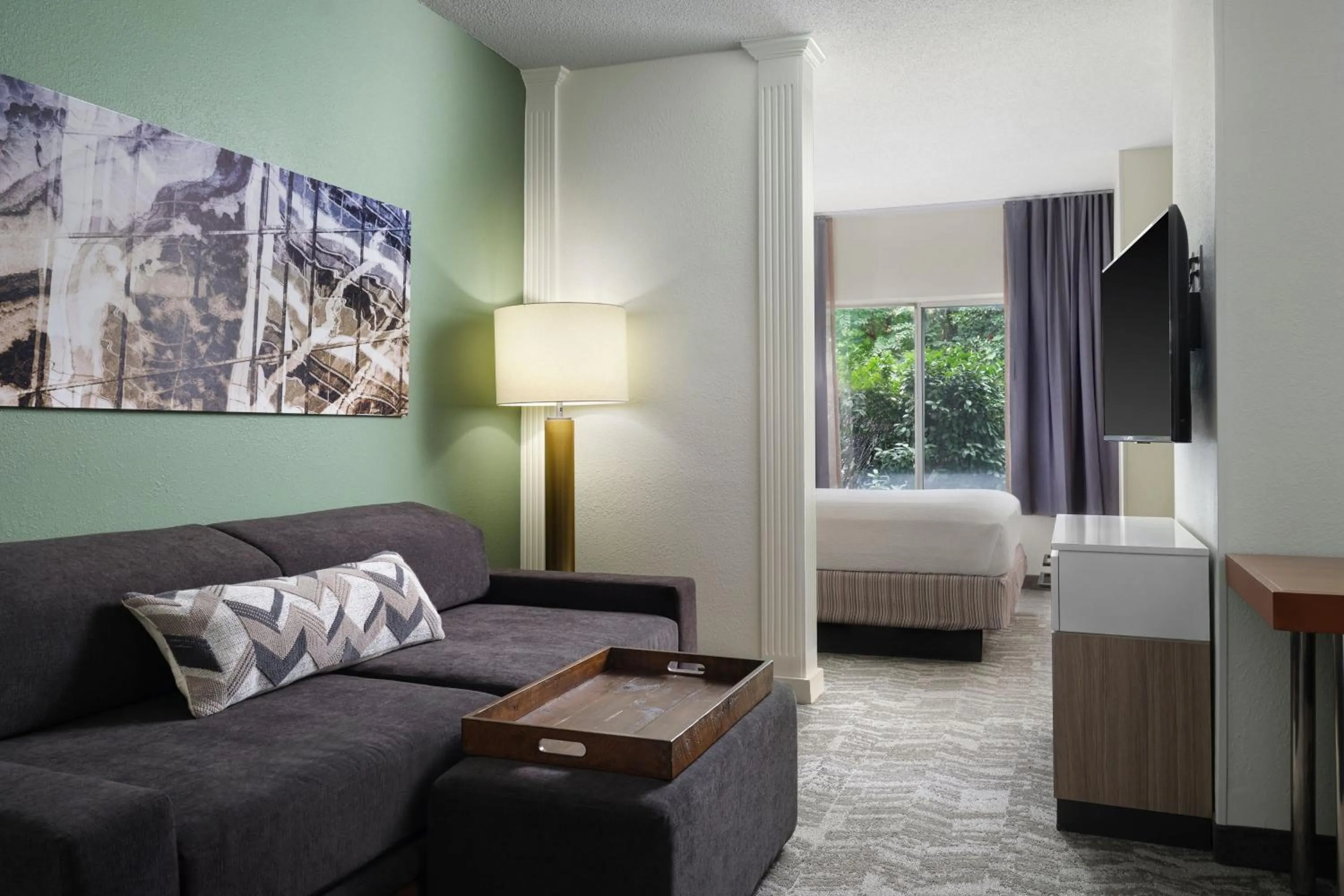 Bedroom, Bed in SpringHill Suites Nashville MetroCenter