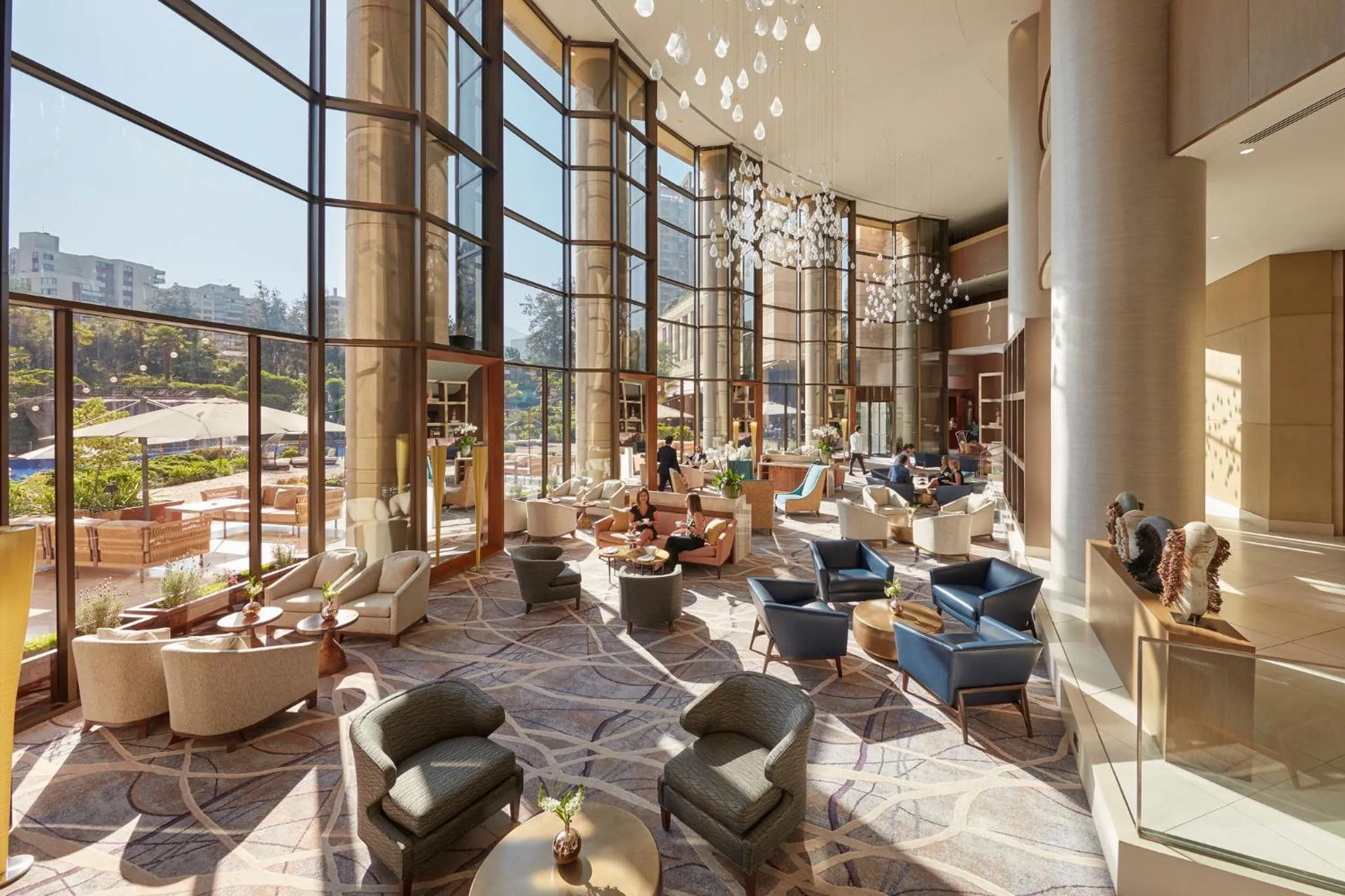 Lobby or reception in Mandarin Oriental, Santiago