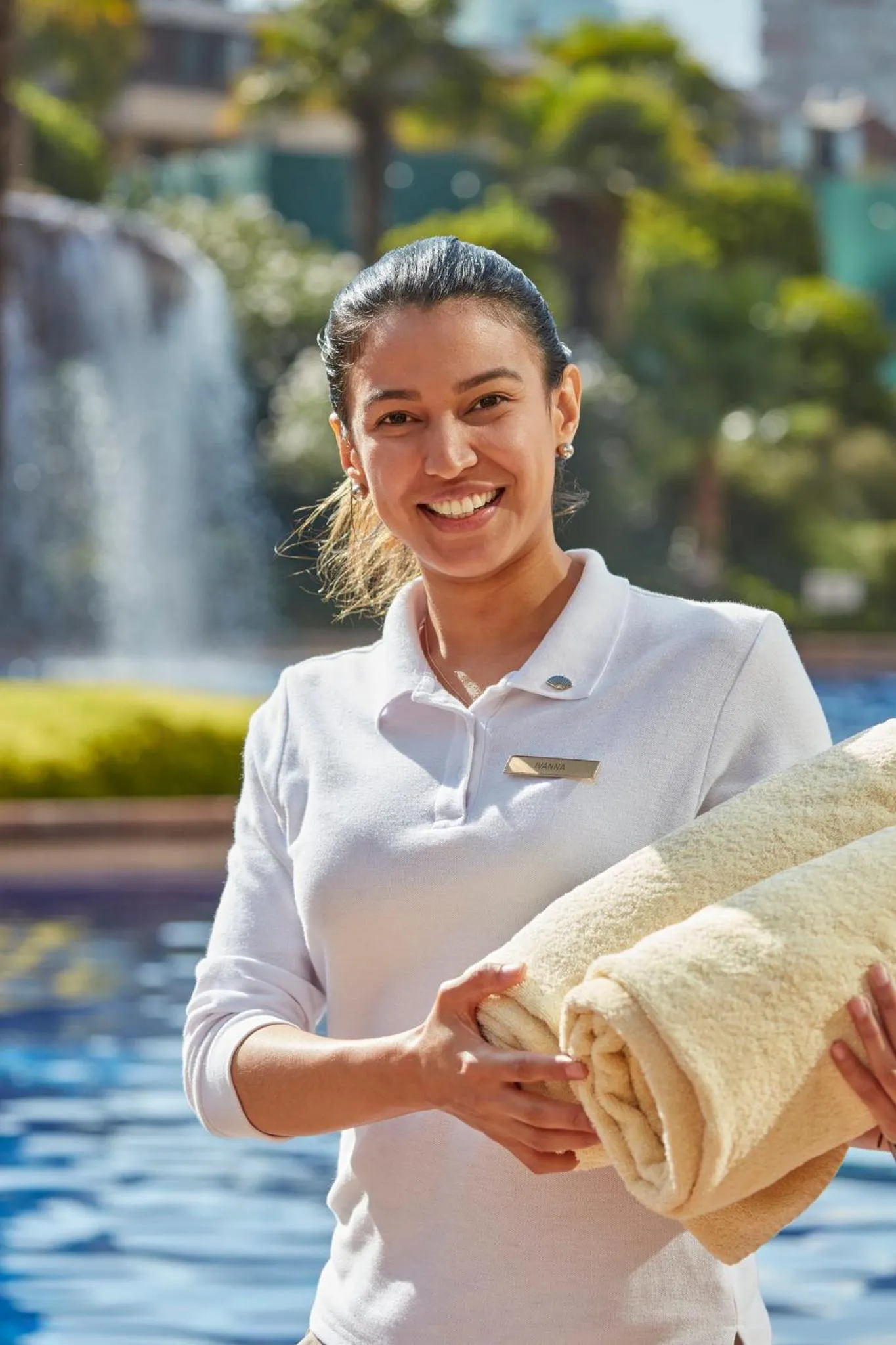 Swimming pool in Mandarin Oriental, Santiago