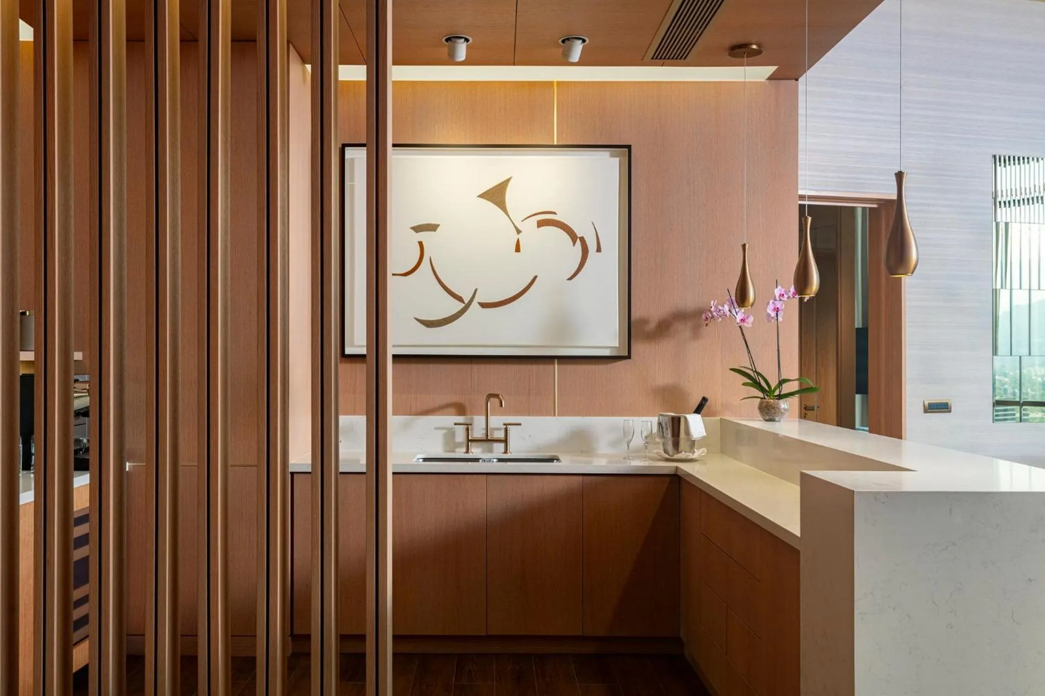 Kitchen or kitchenette in Mandarin Oriental, Santiago