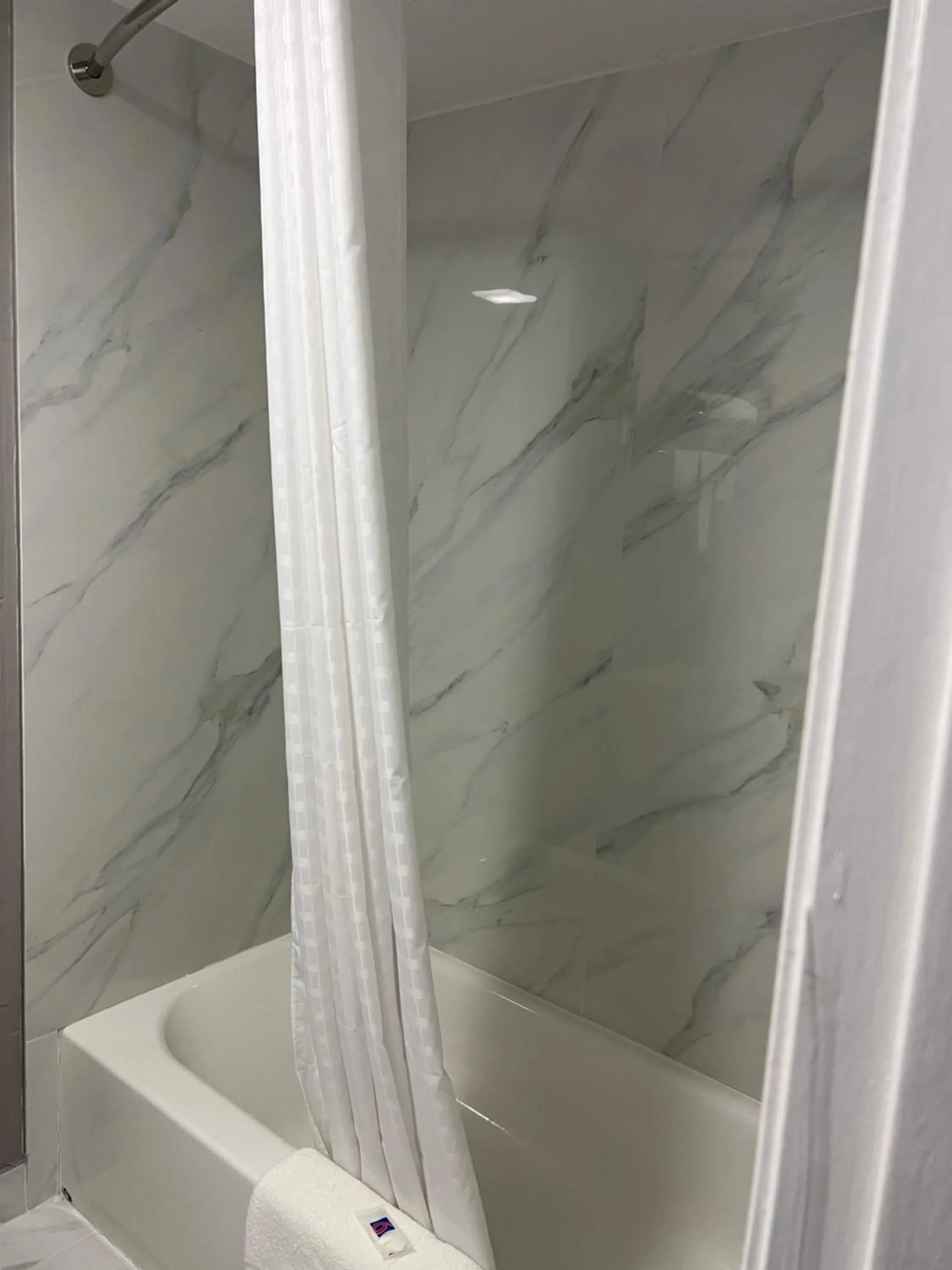 Bathroom in Studio 6 Tulsa OK Central