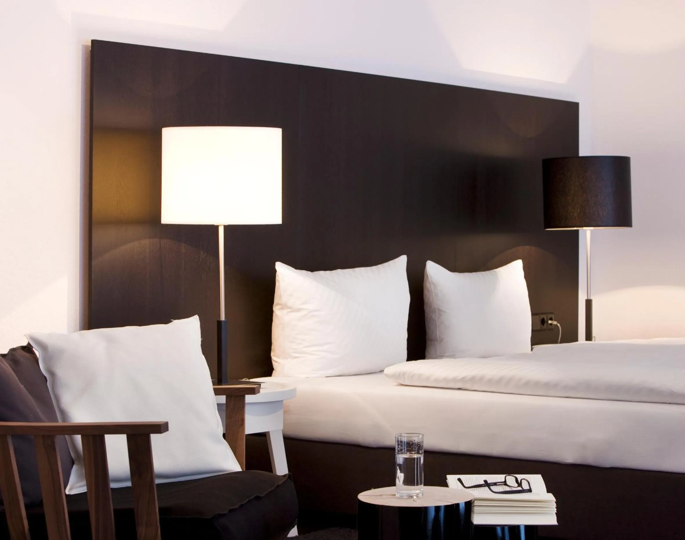 Bed in Hotel zum Rössel