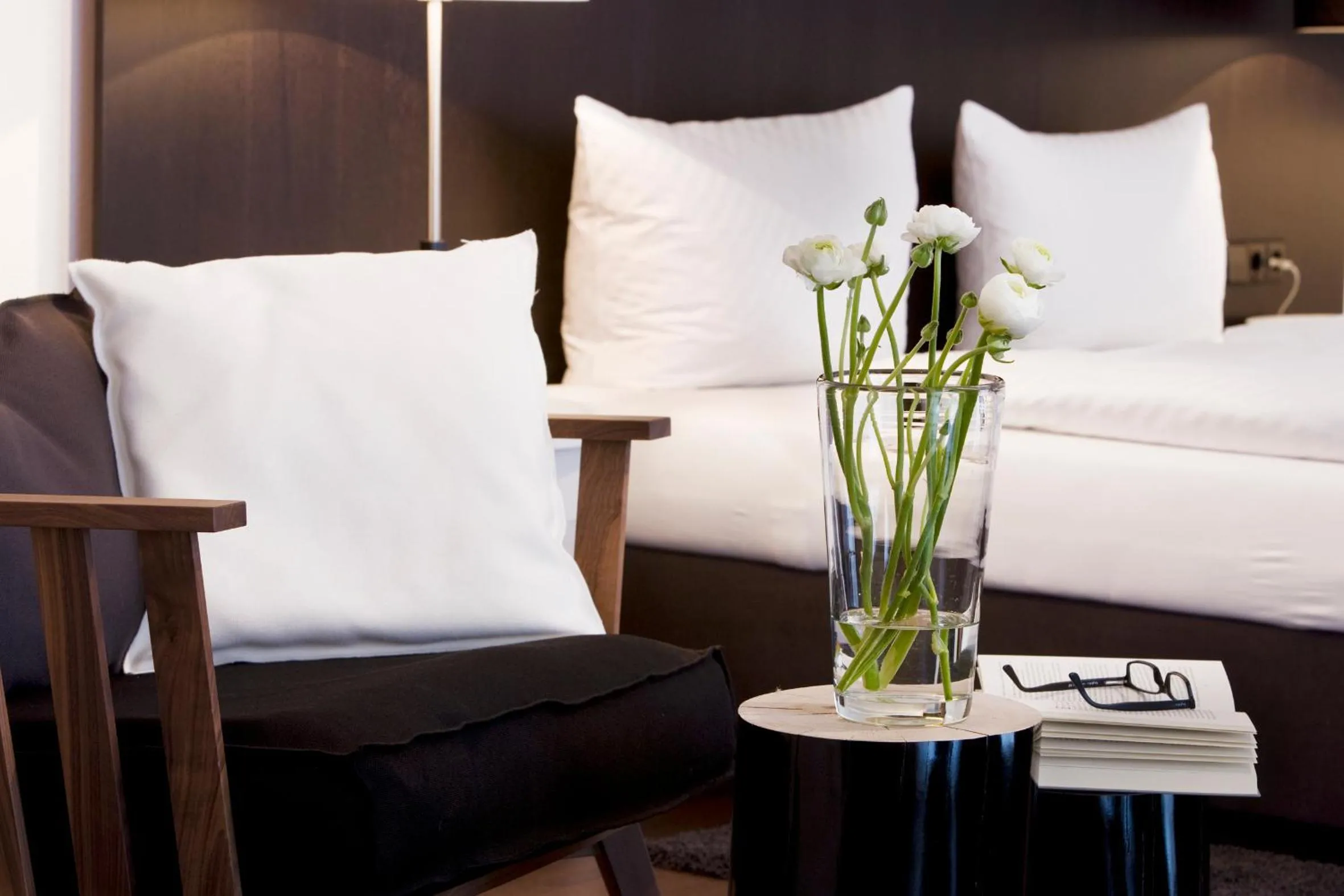 Bed in Hotel zum Rössel