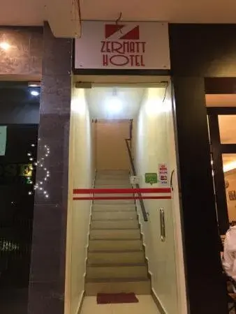 Facade/entrance in Zermatt Hotel Facade/entrance in Zermatt Hotel