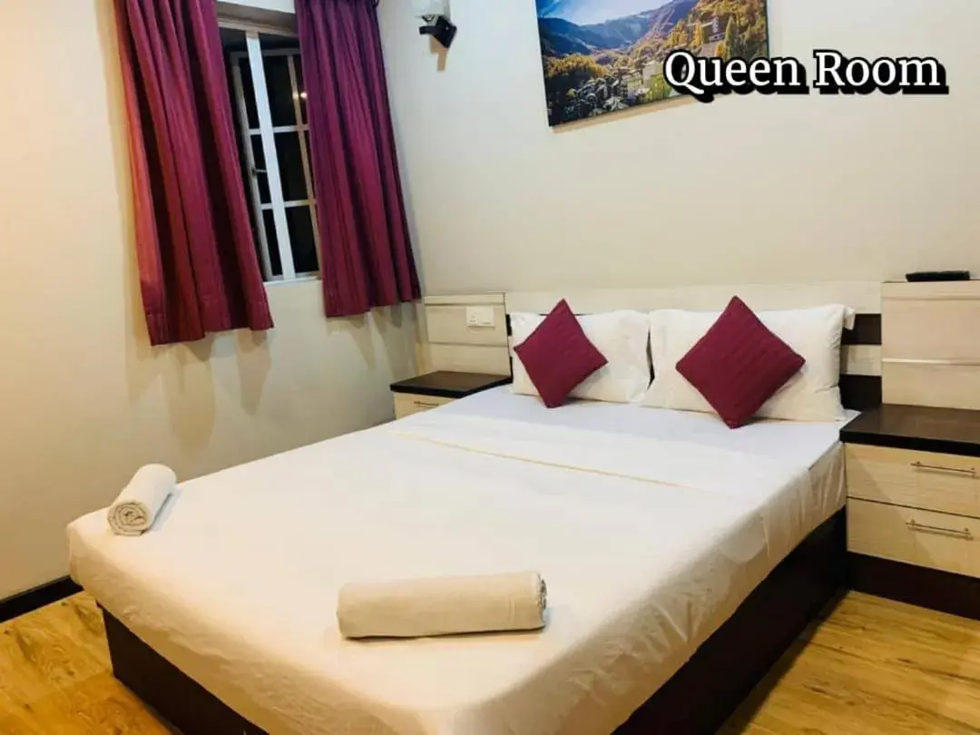 Bed in Zermatt Hotel Bed in Zermatt Hotel