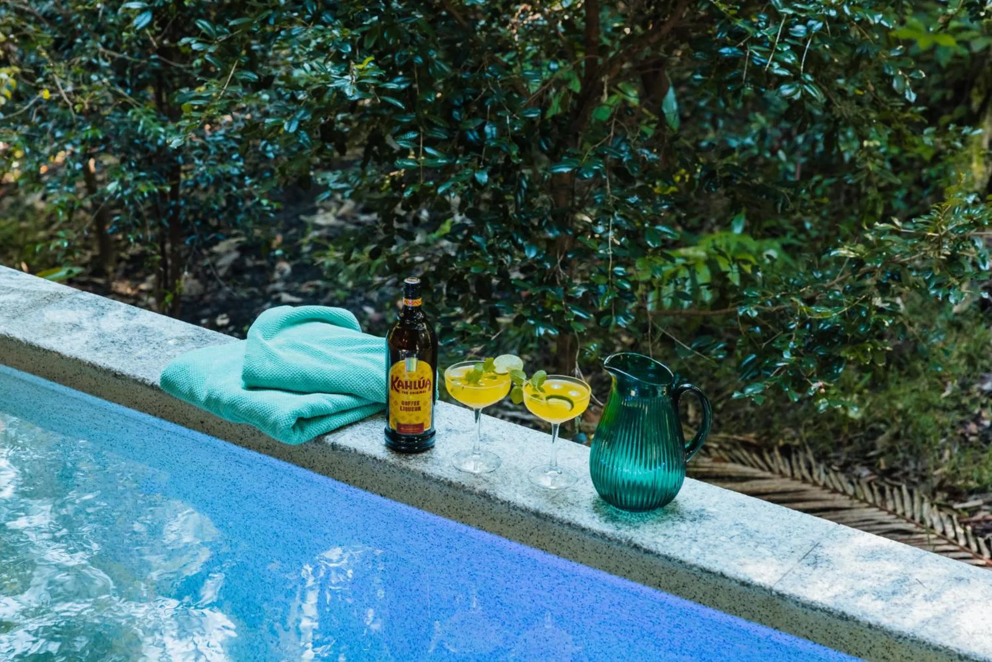 Pool view in Narrows Escape Rainforest Retreat